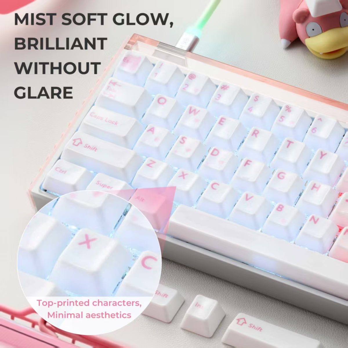 XVX Glaze Ceramic Cherry Profile 120-Key Full Keycap Set