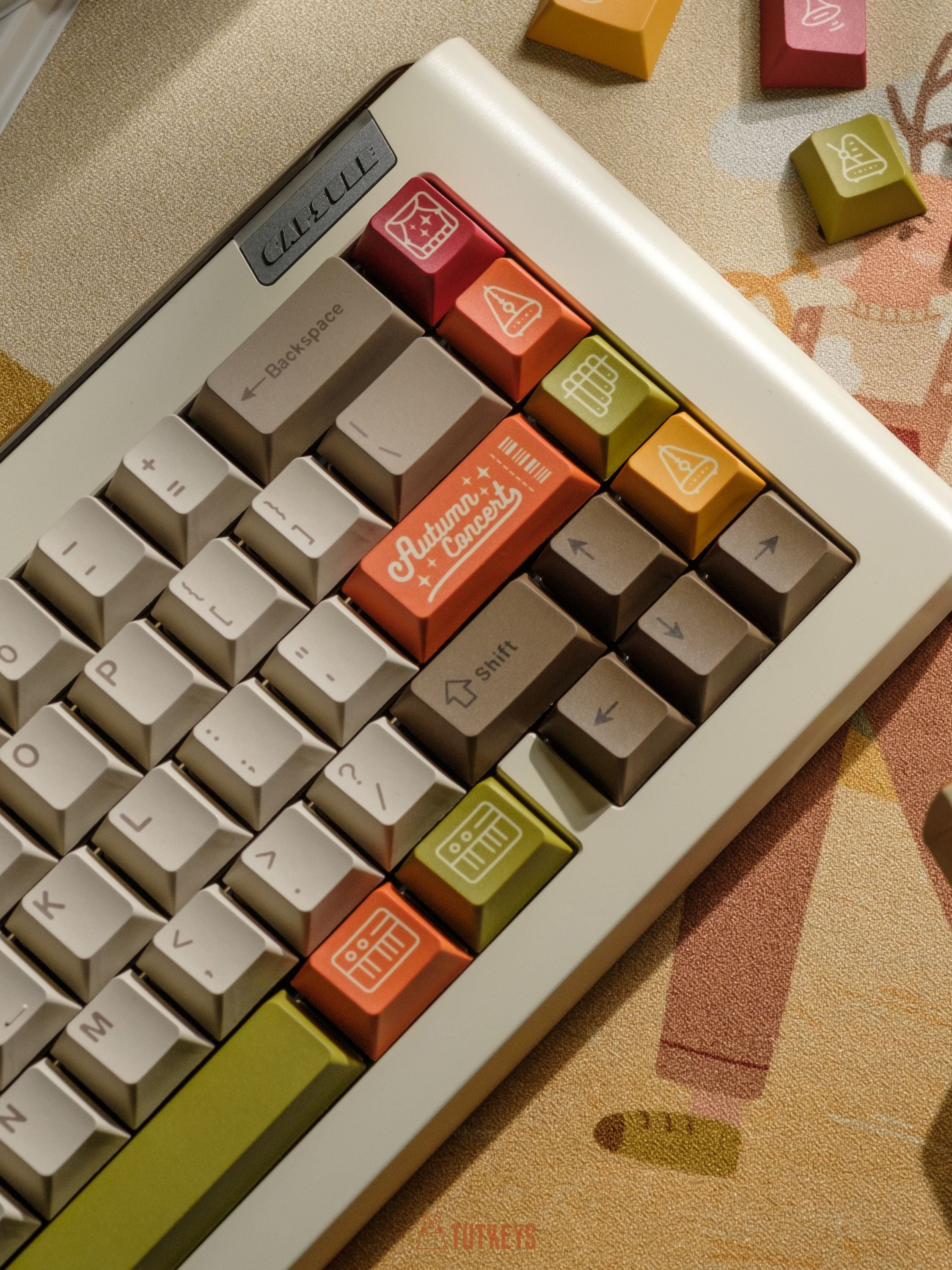 Tutkeys Autumn Concert Keycaps - PBT Cherry Profile All in One Set