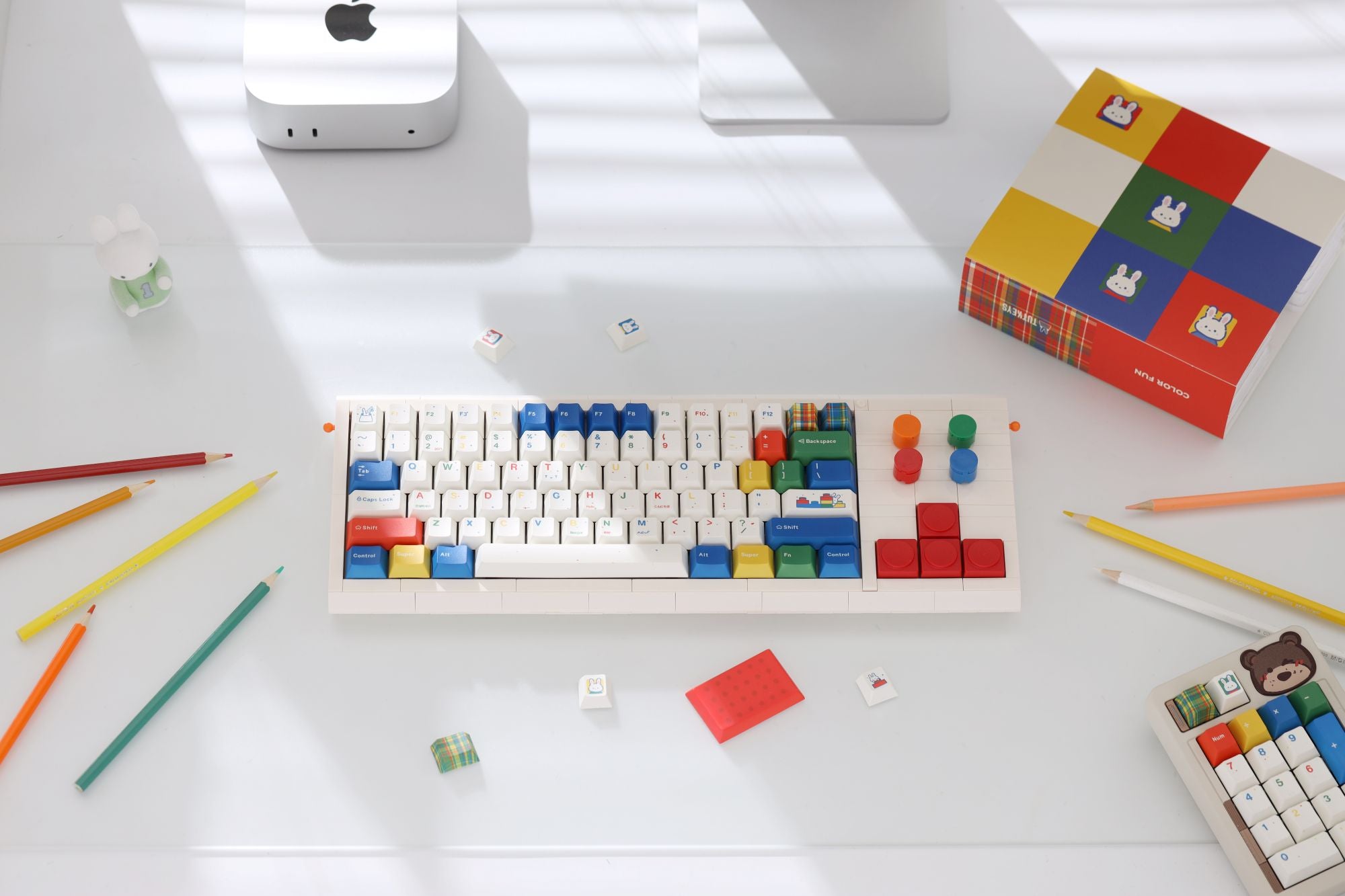 Tutkeys Color Fun Keycaps - PBT Cherry Profile All in One Set (Copy)