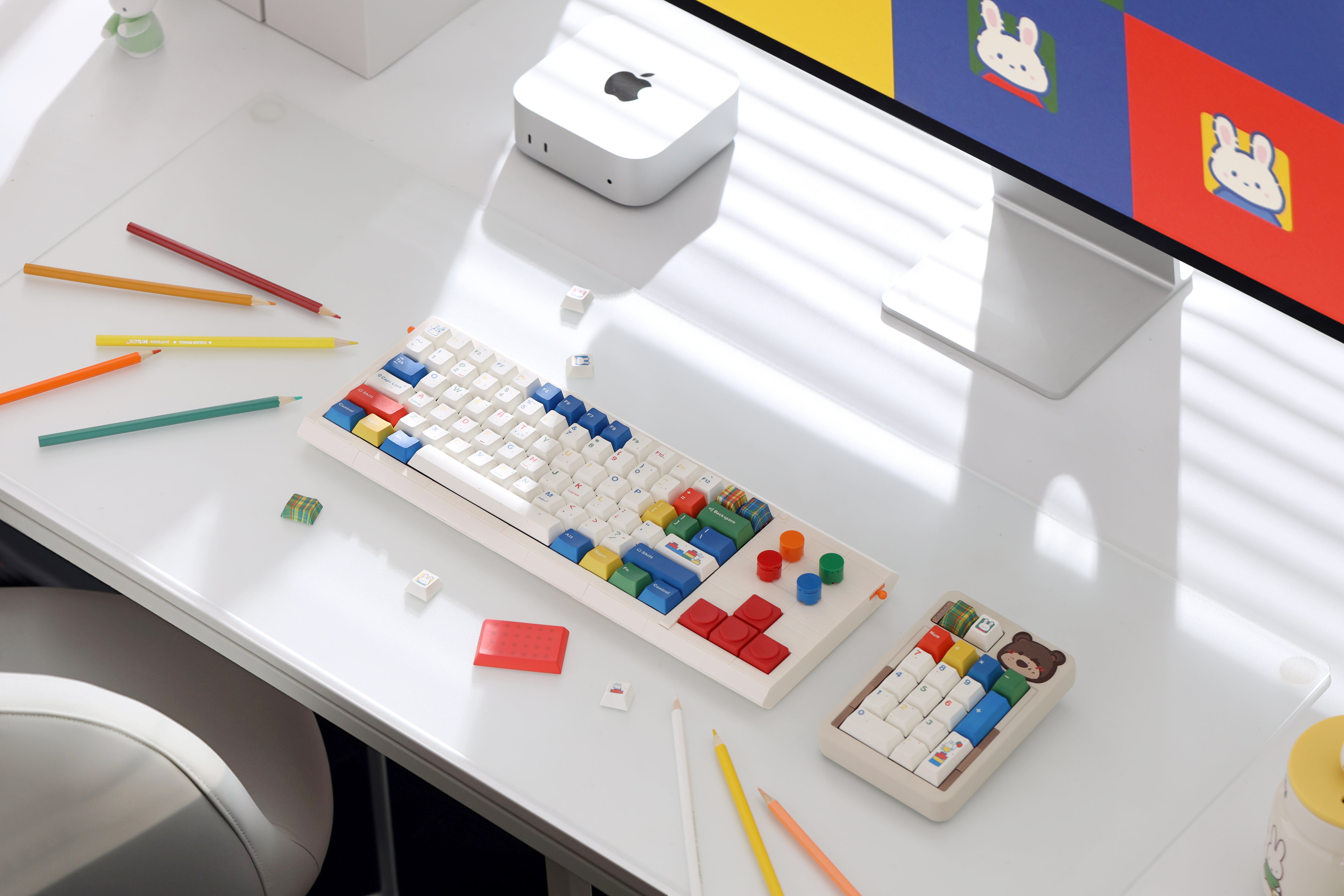 Tutkeys Color Fun Keycaps - PBT Cherry Profile All in One Set (Copy)