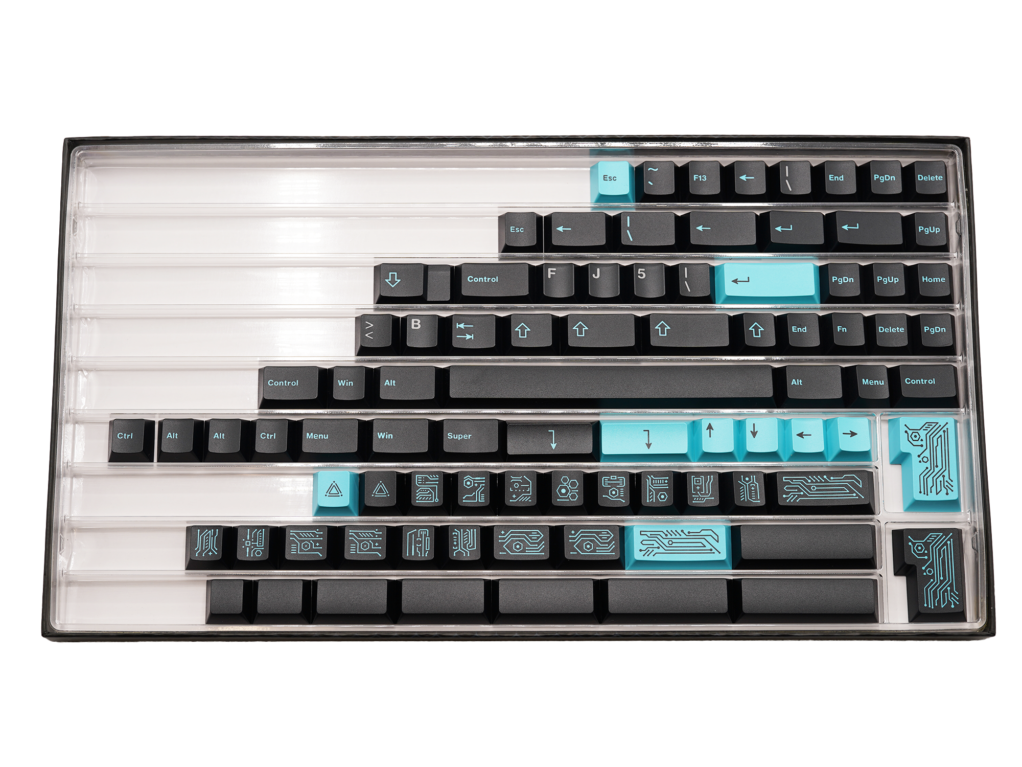 WS Cosmic Odyssey Keycaps Doubleshot PBT Cherry Profile