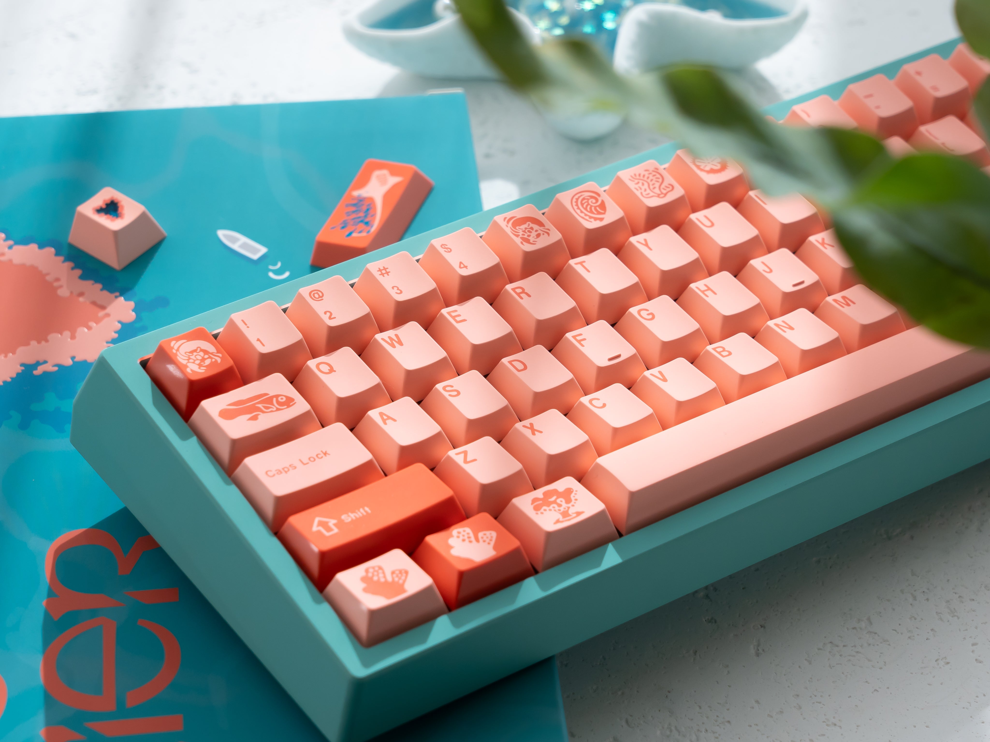 Keykobo Great Barrier Reef ABS Double-shot Keycap Set