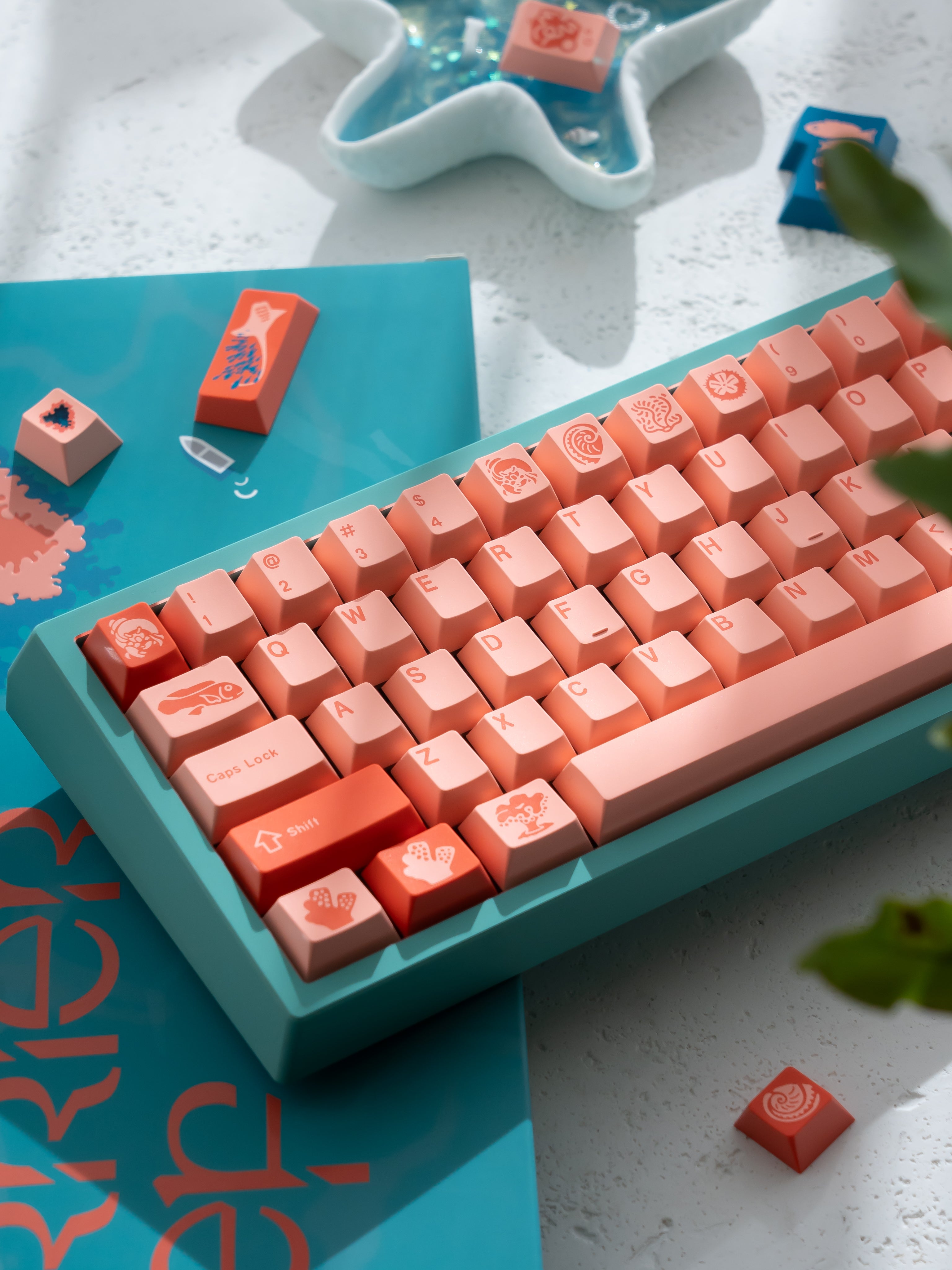 Keykobo Great Barrier Reef ABS Double-shot Keycap Set