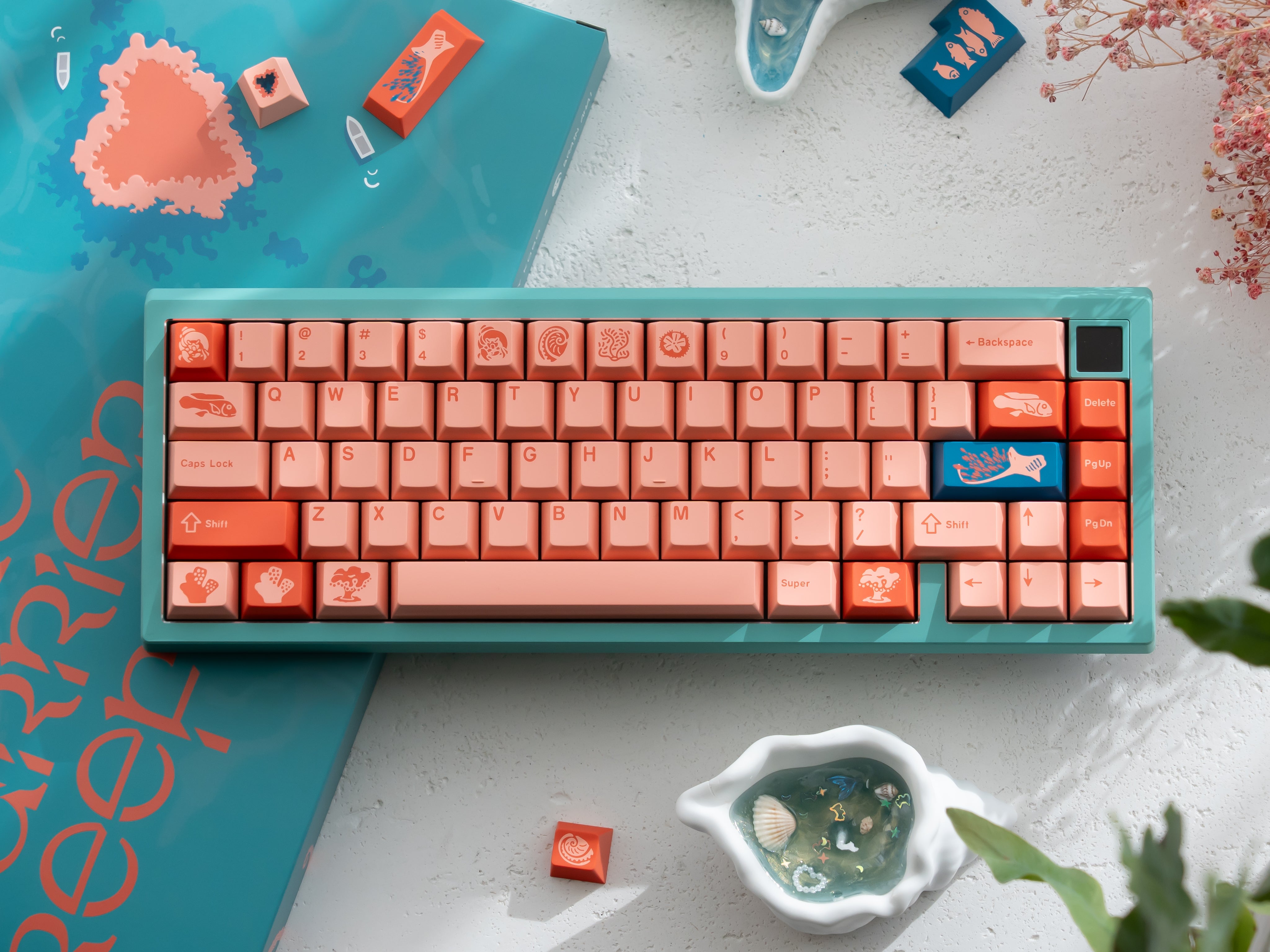 Keykobo Great Barrier Reef ABS Double-shot Keycap Set