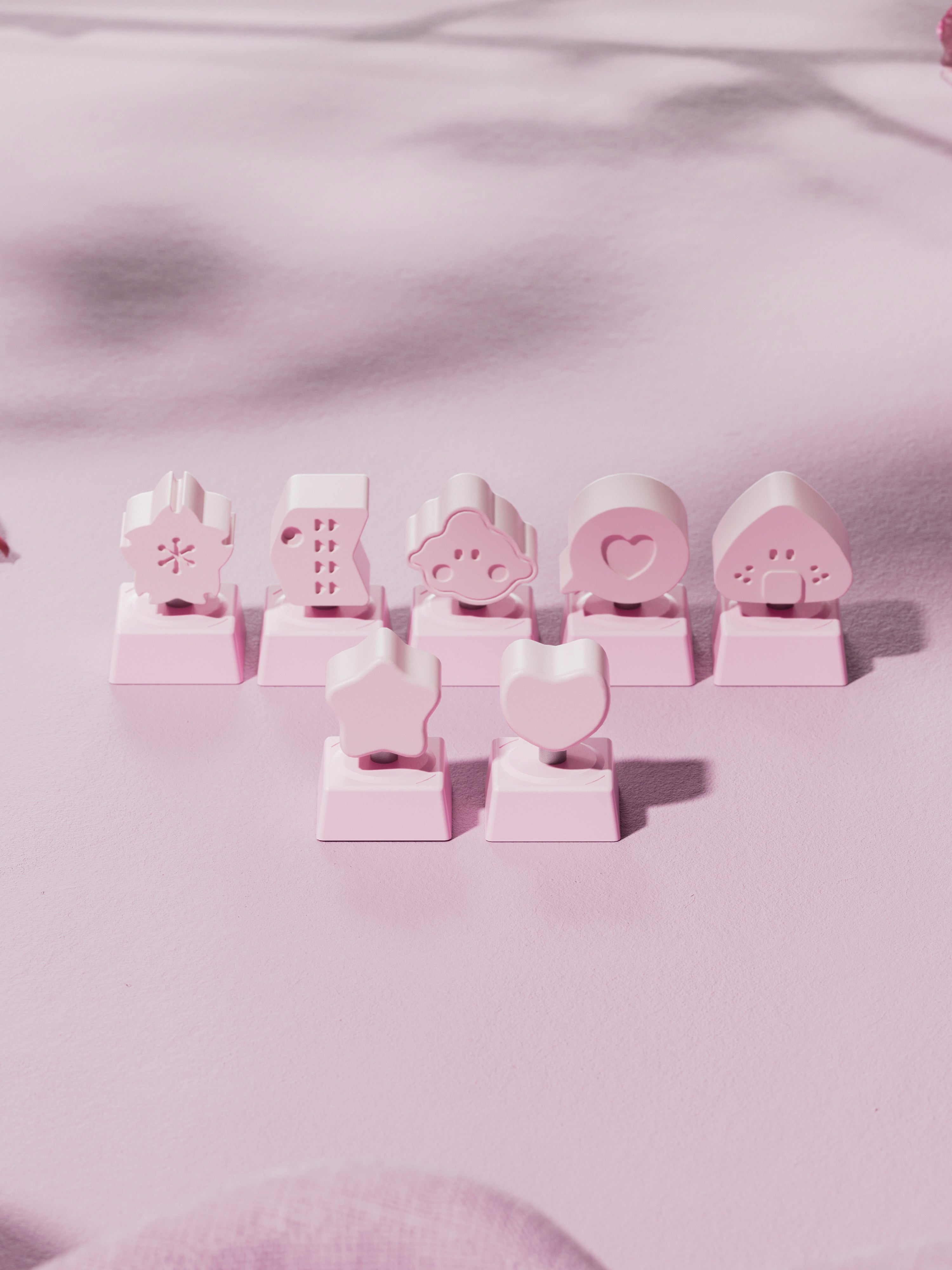 80Retros Blush Artisan Keycap