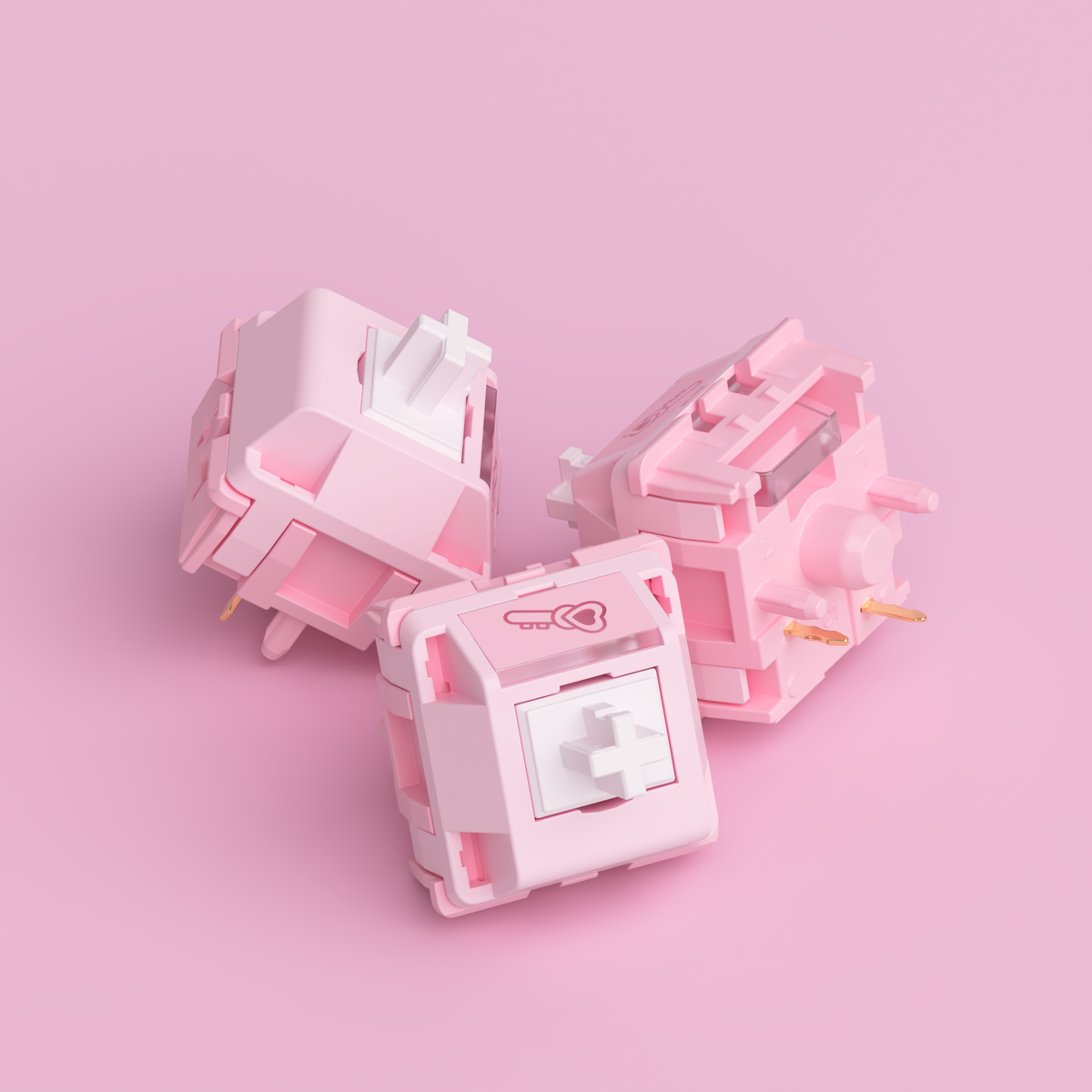 80Retros x HMX Blush Charm Linear Switches