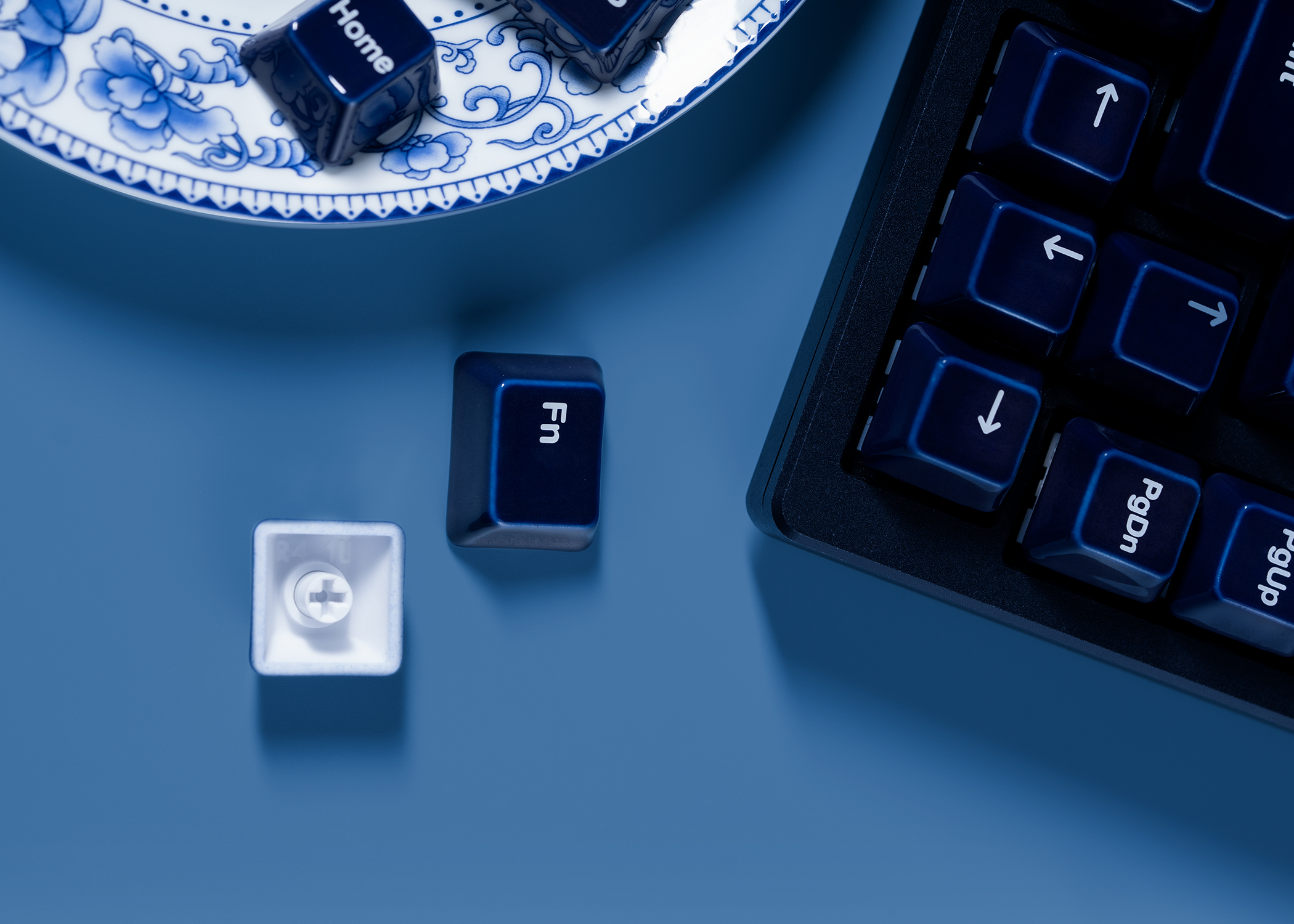 Cerakey Ceramic Keycap Full Set V2 - Indigo