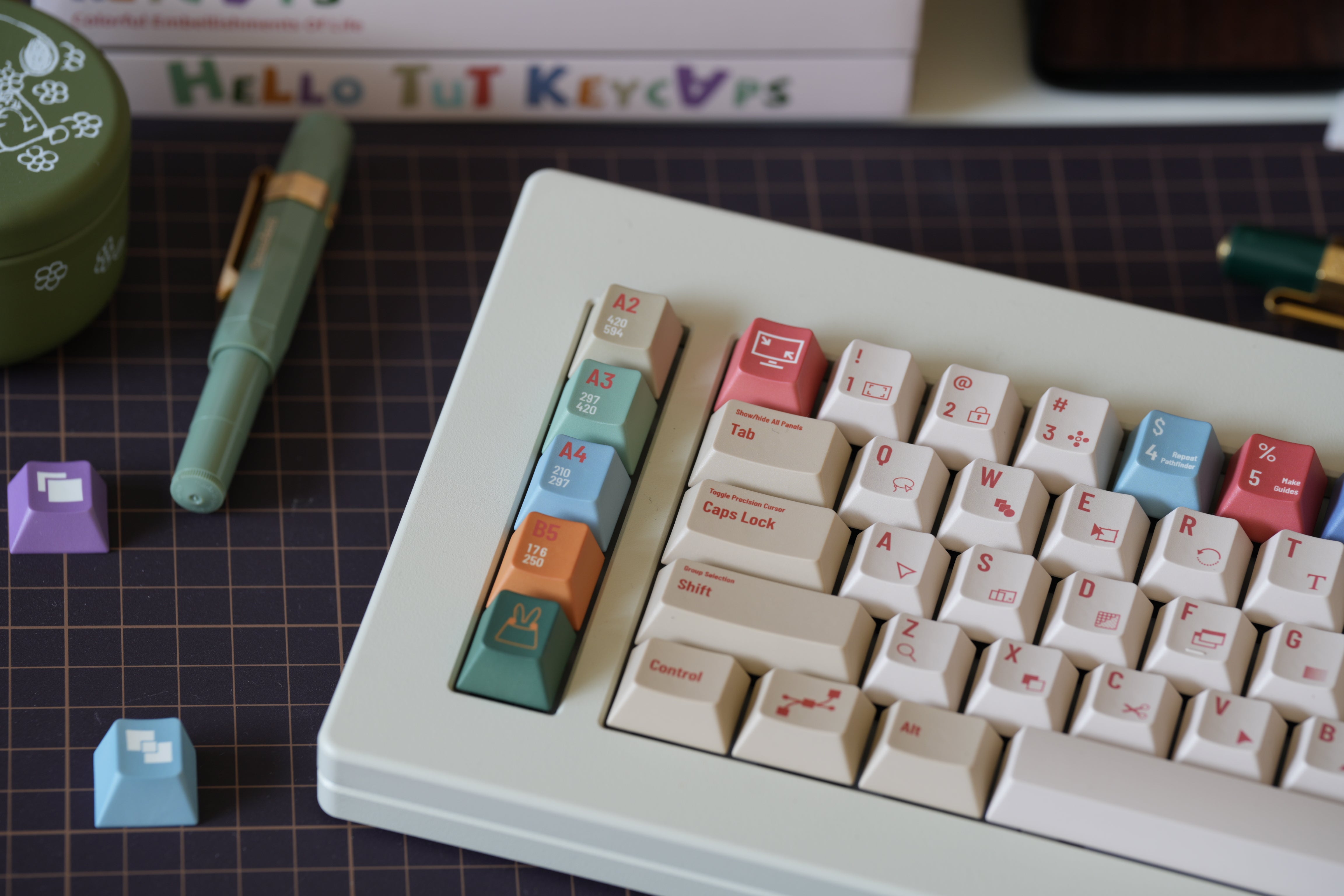 Tutkeys Aler Keycaps - PBT Cherry Profile All in One Set