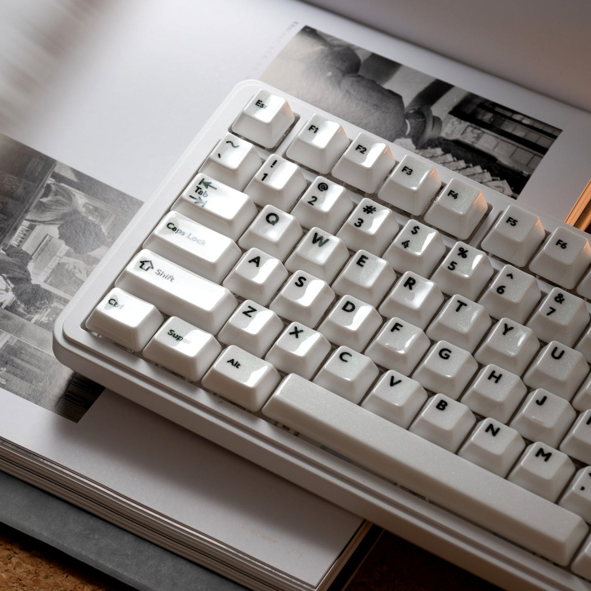 XVX Glitter Ceramic Cherry Profile 120-Key Full Keycap Set