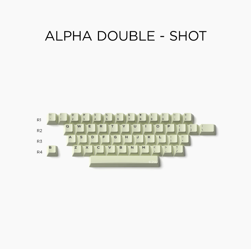 Domikey Desert Island Cherry Profile Triple/Doubleshot ABS Keycap Set