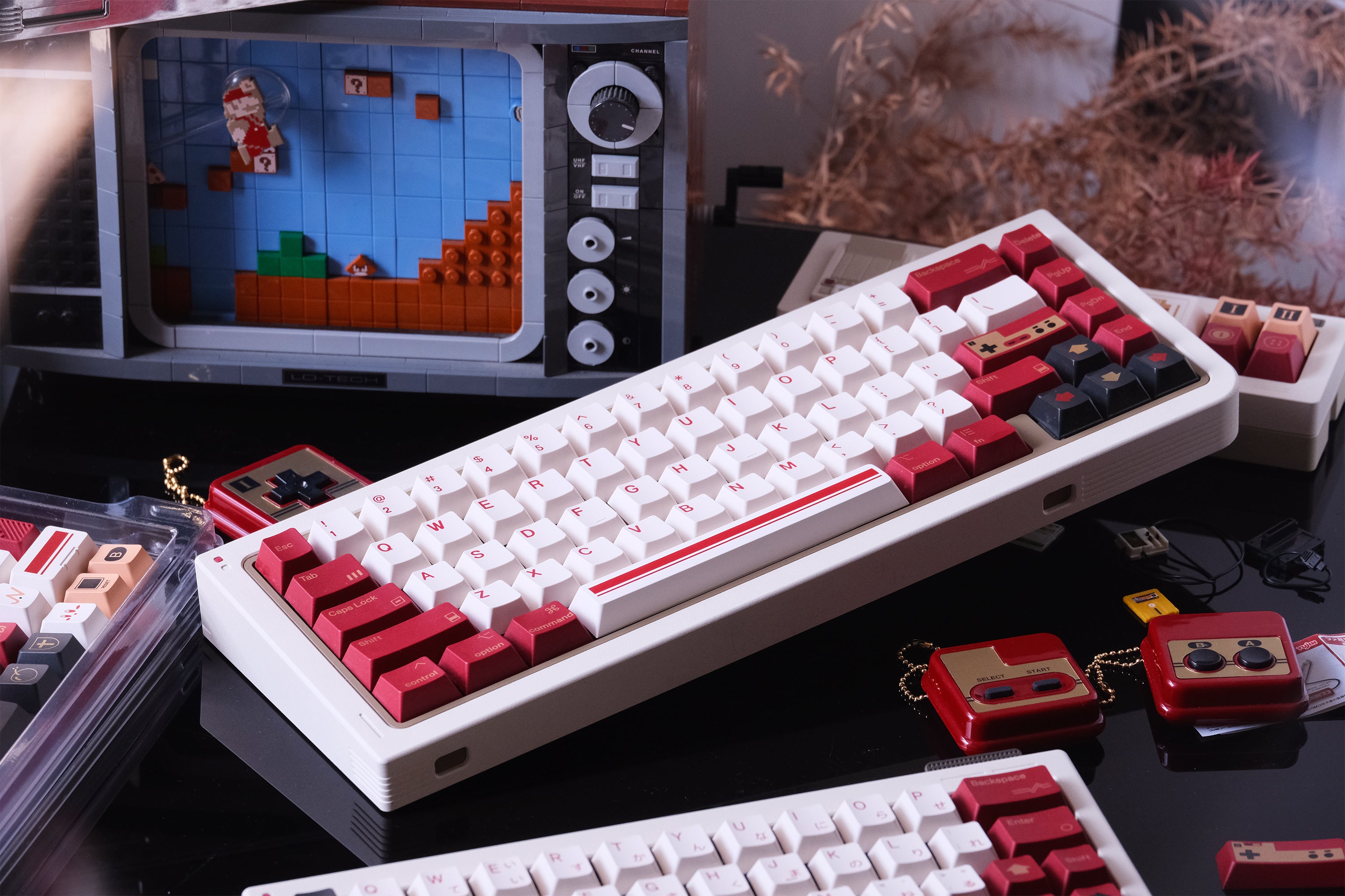 80Retros FC1983 Keycaps – PBT Cherry Profile Keycap Set (All in One)