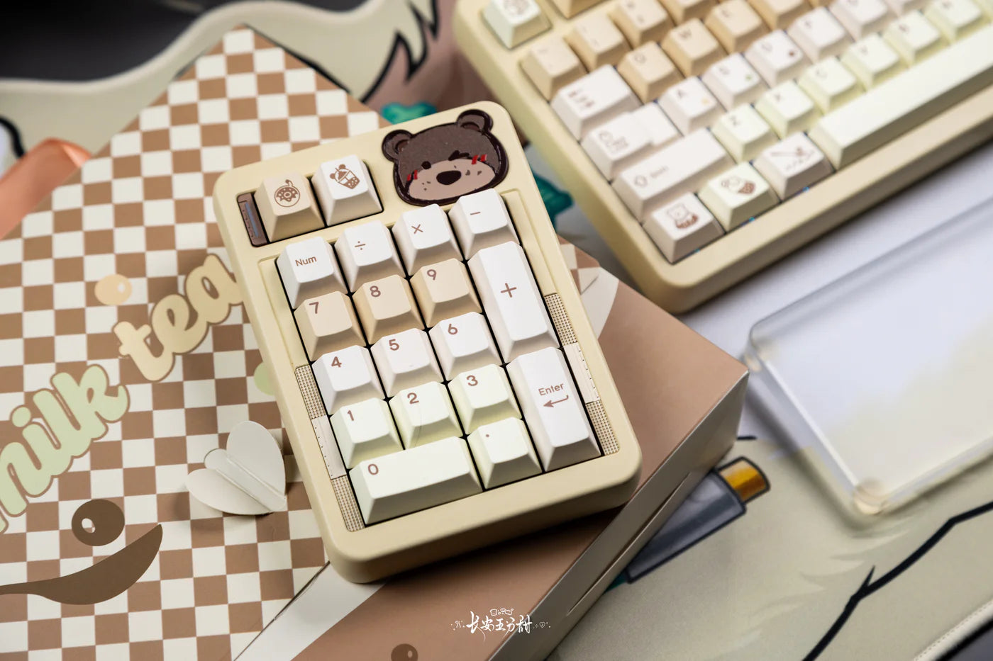 Qwertykeys Pearl Milk Tea Keycap