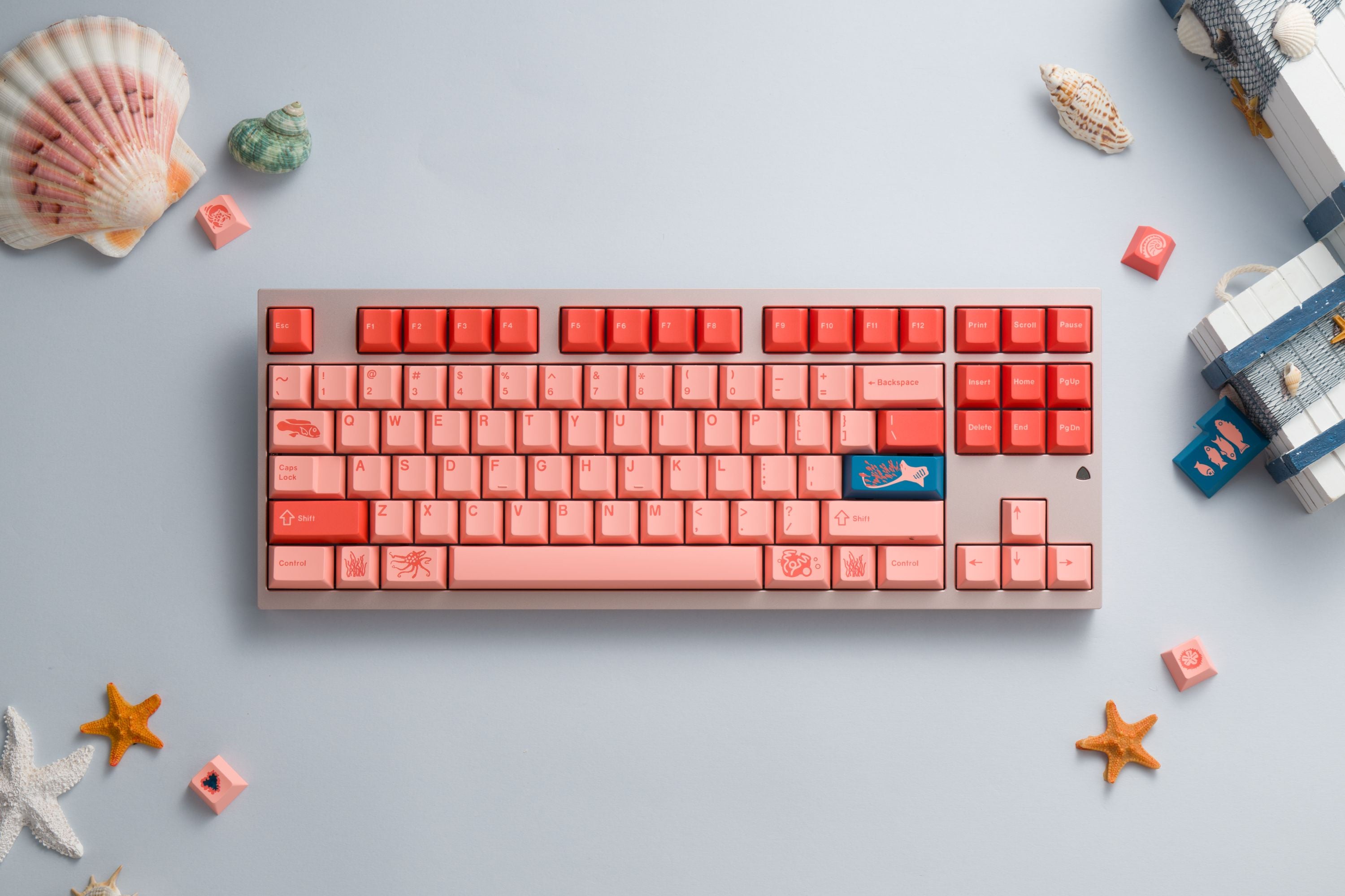 Keykobo Great Barrier Reef ABS Double-shot Keycap Set