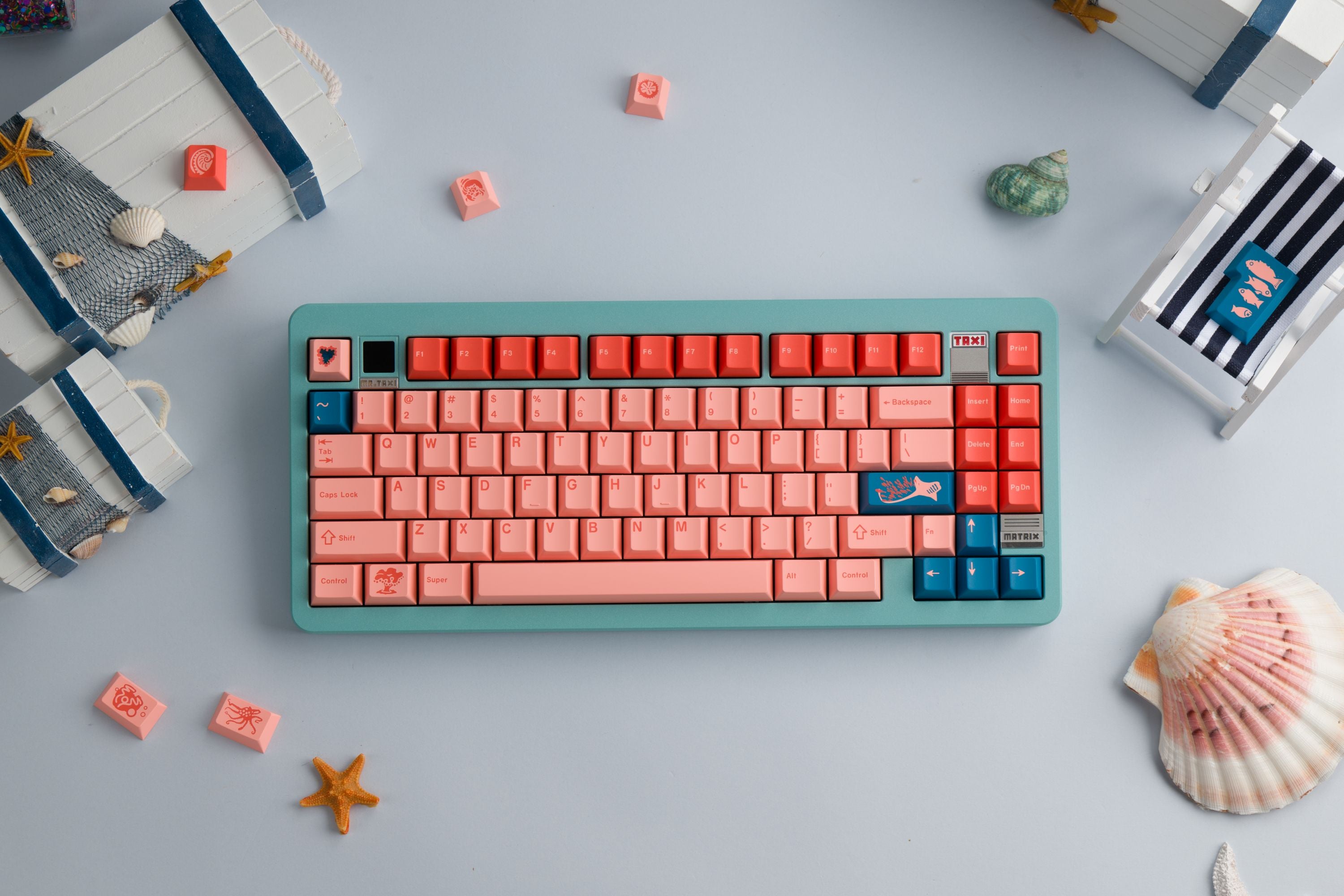 Keykobo Great Barrier Reef ABS Double-shot Keycap Set