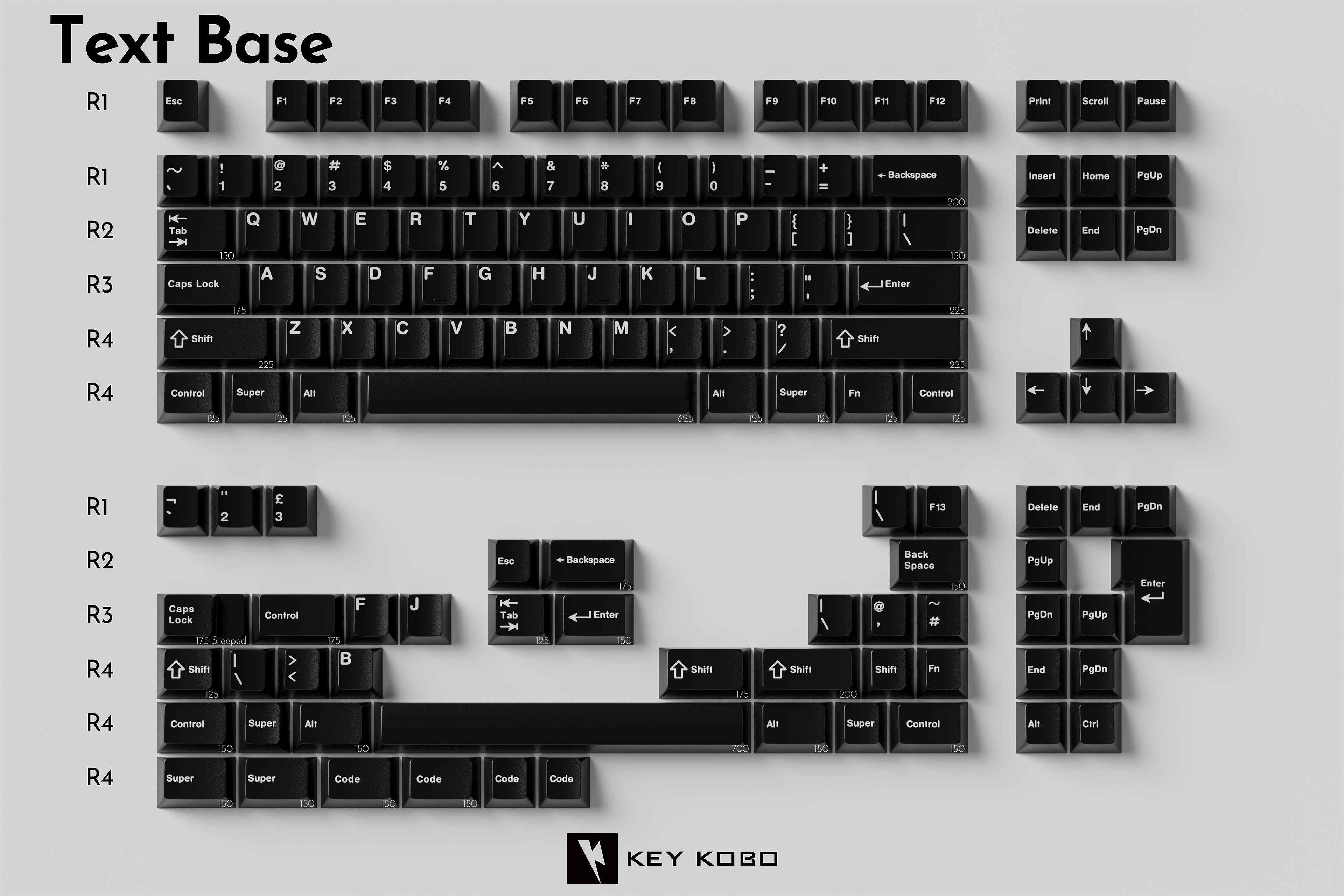 Keykobo WOB ABS Double-shot Keycap Set