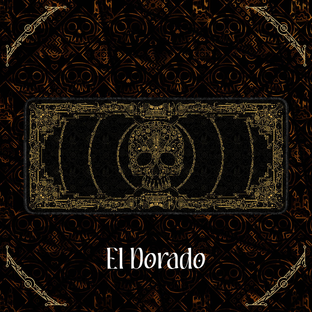 Skull Series Deskmat Waterproof, Anti-Slip Extended Desk Mat for Esports