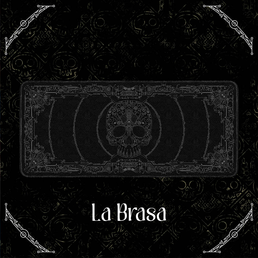 Skull Series Deskmat Waterproof, Anti-Slip Extended Desk Mat for Esports