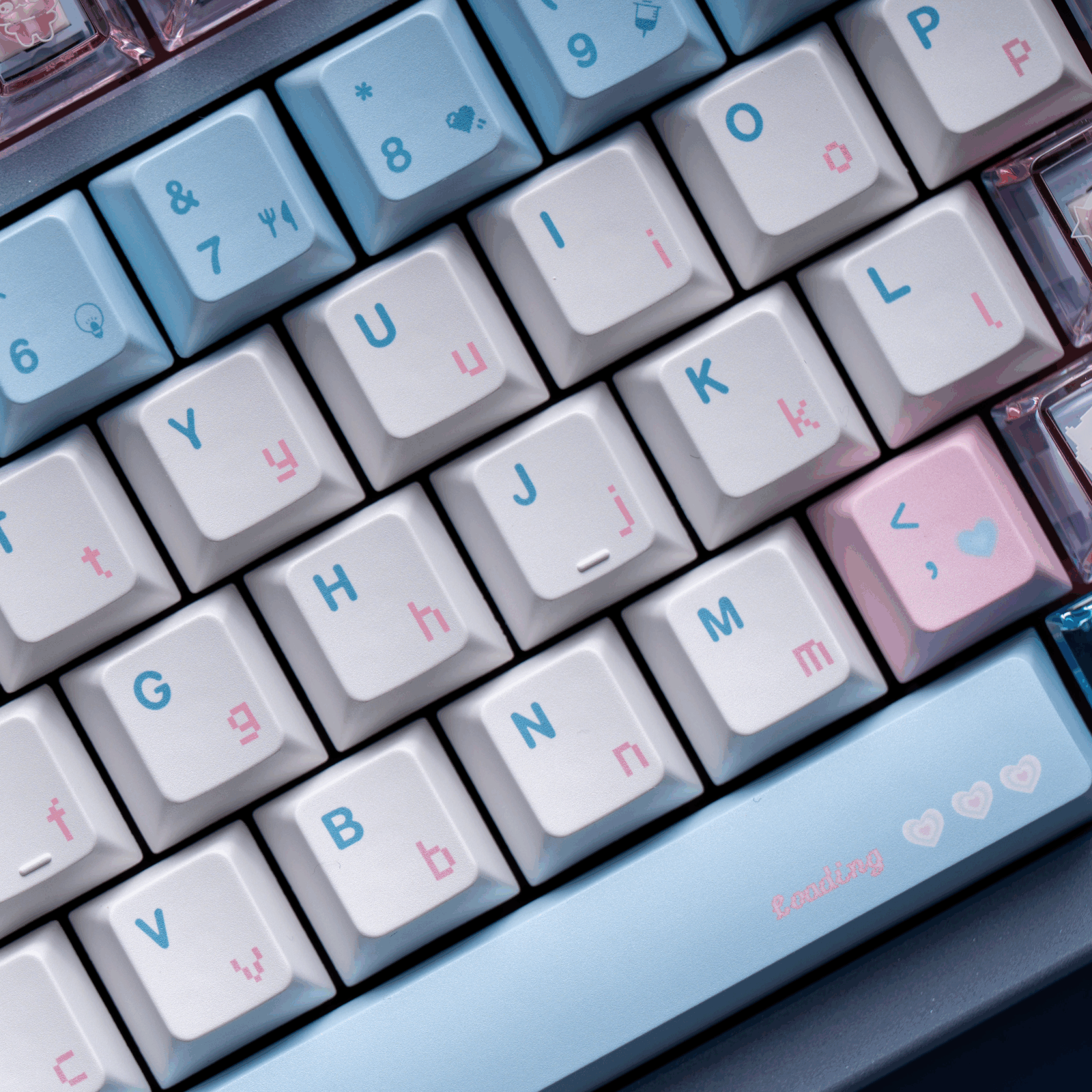 Soulcat Meow Meow Keycap Set PBT Cherry Profile