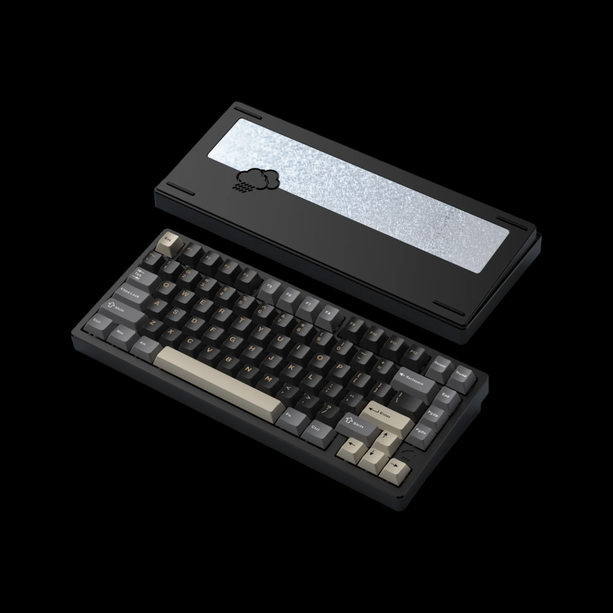 WOBKEY Rainy75 Mechanical Keyboard Pro Black
