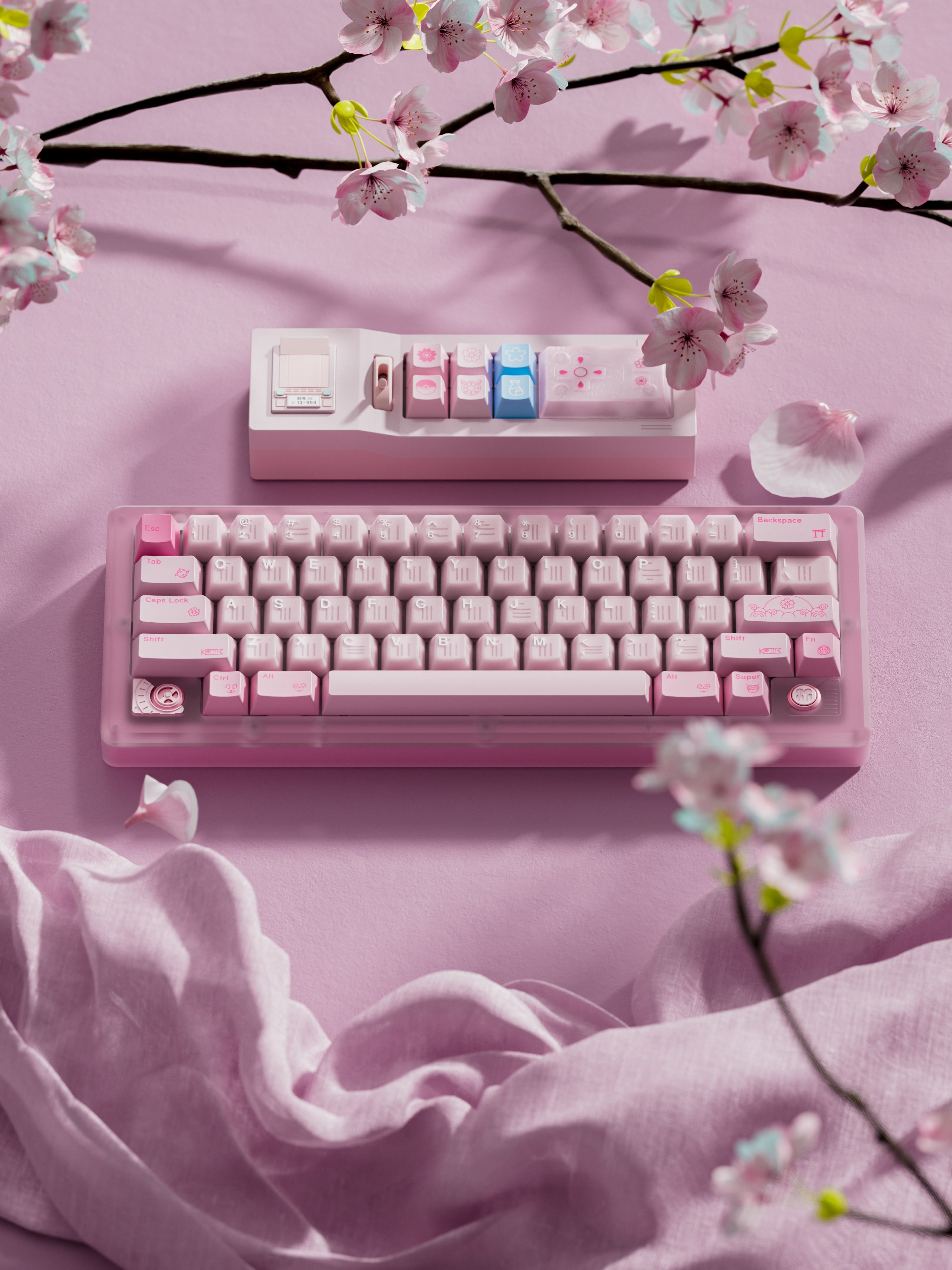 80Retros (South Korea) Blush 1990s OEM Profile PBT Keycap Set