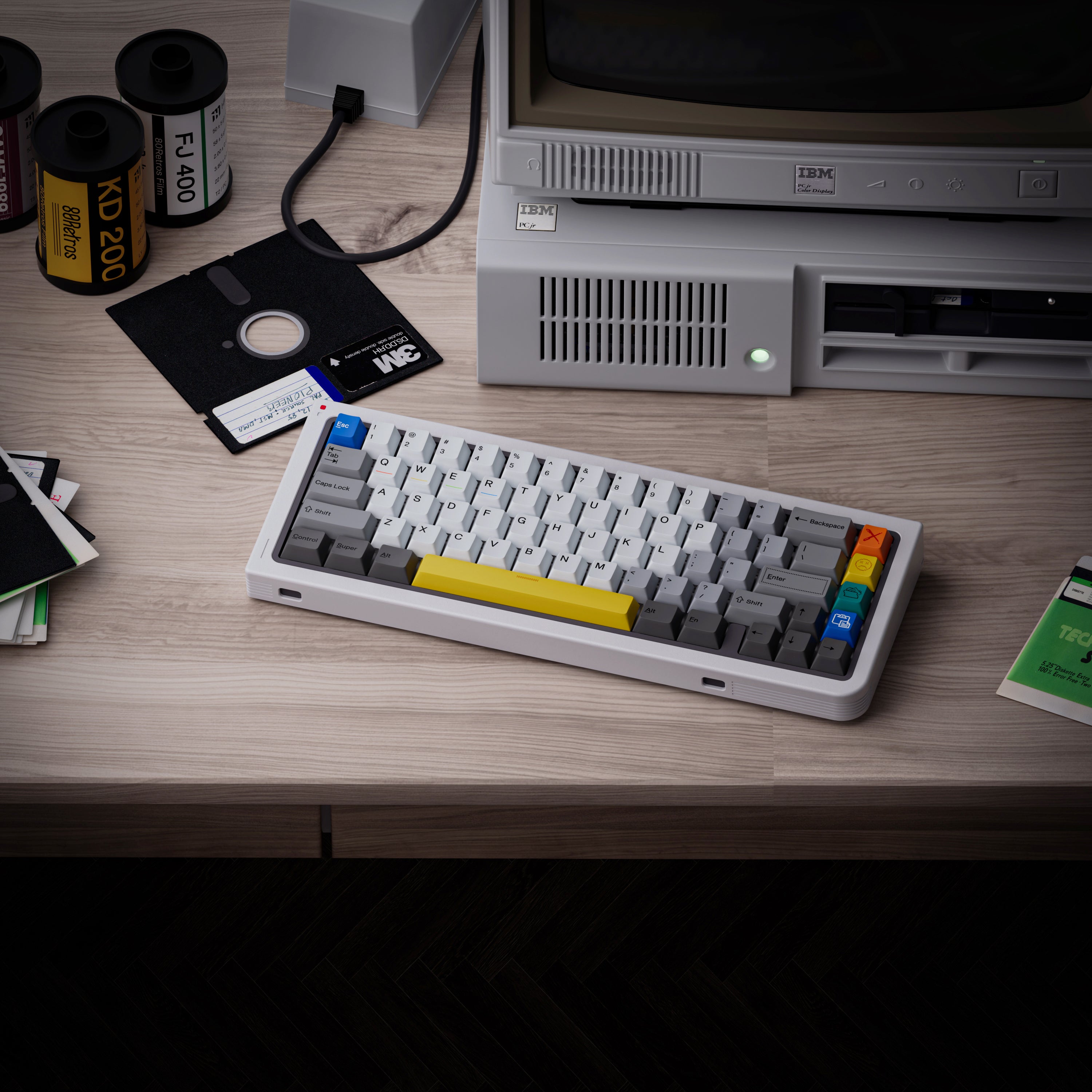 80Retros Win 1998 Keycaps – PBT Cherry Profile Keycap Set (All in One)