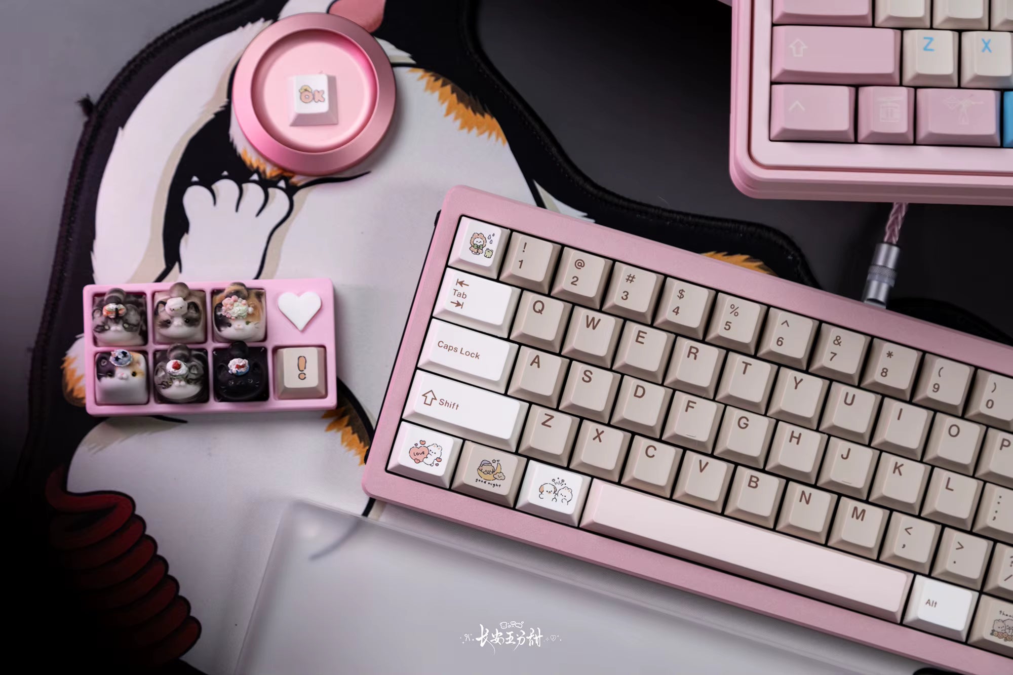 JKDK Vintage Fairy Tale Keycap Set Cherry Profile PBT Dye-Subbed