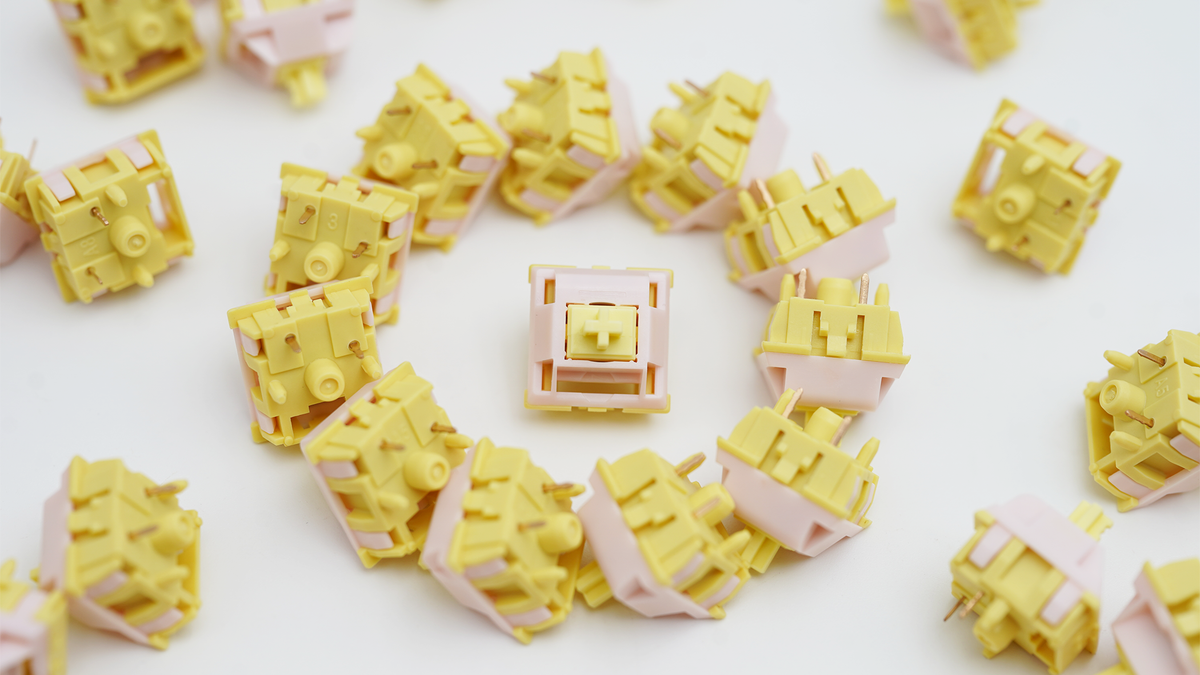 Keygeek Peach Cheesecake Linear Switches (10PCS)