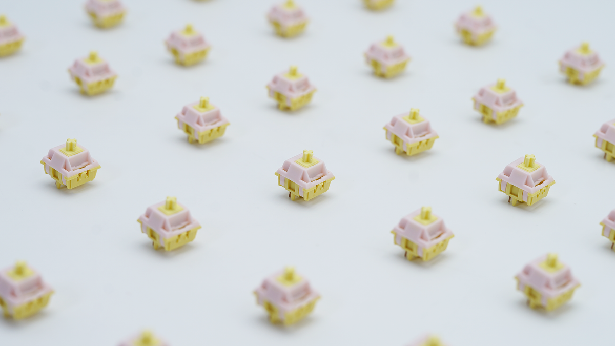 Keygeek Peach Cheesecake Linear Switches (10PCS)