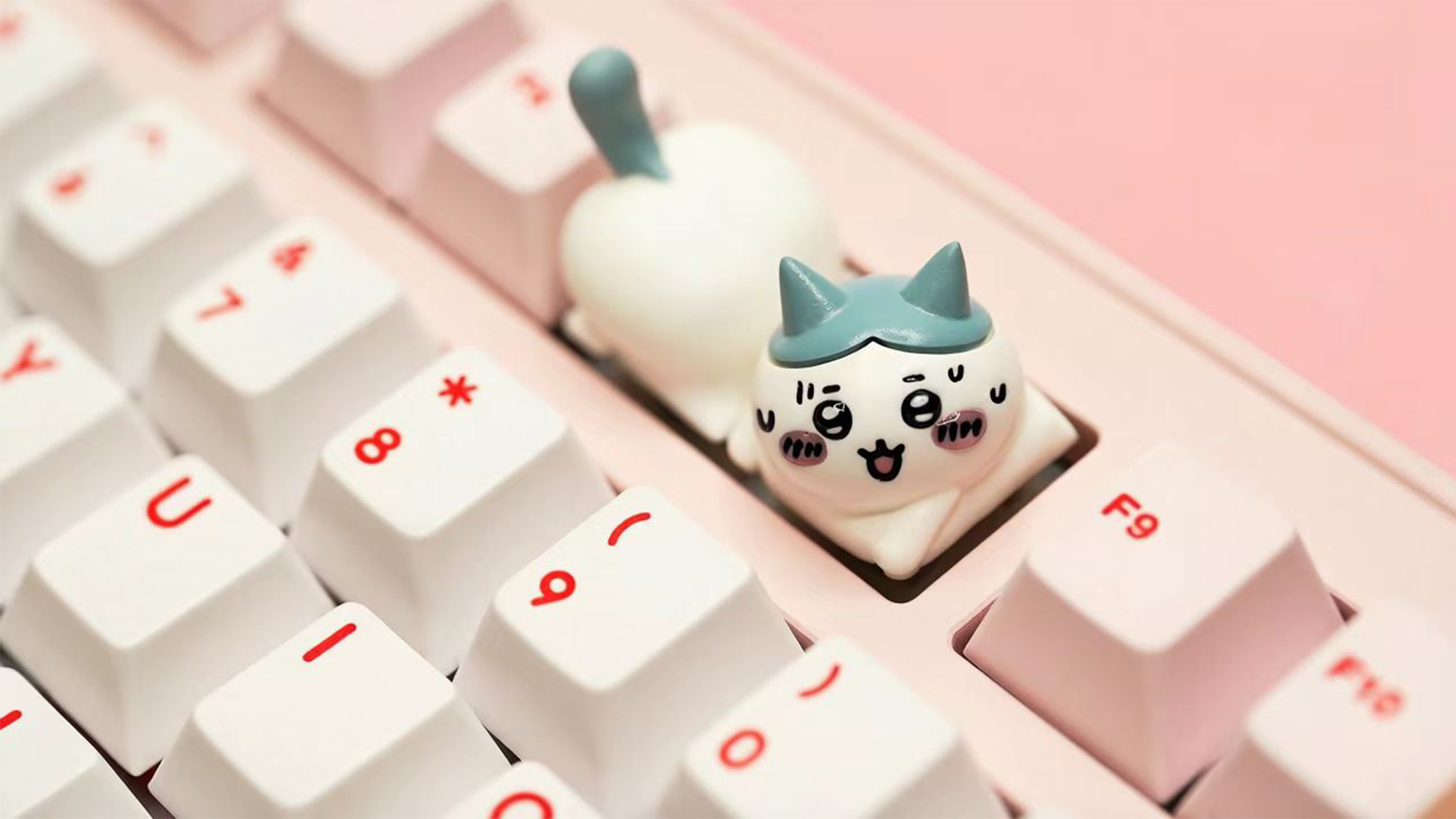 Chiikawa Hachiware Artisan Keycaps – LumeKeebs
