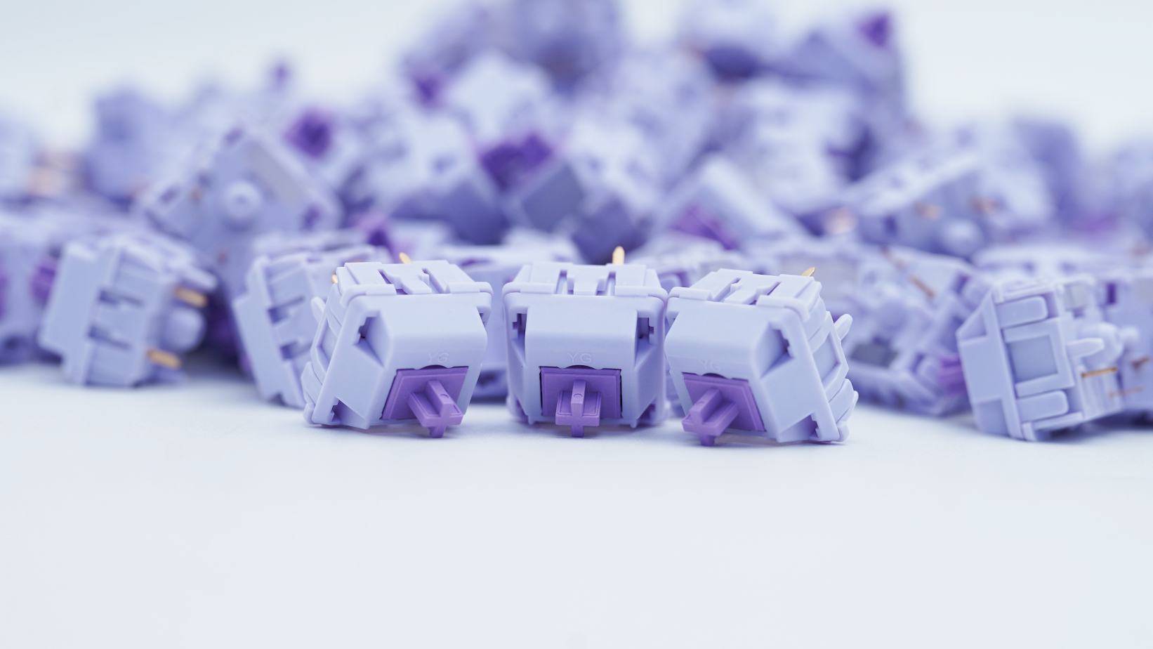 Wingtree YG Purple Bud Tea Tactile Switches (10PCS)