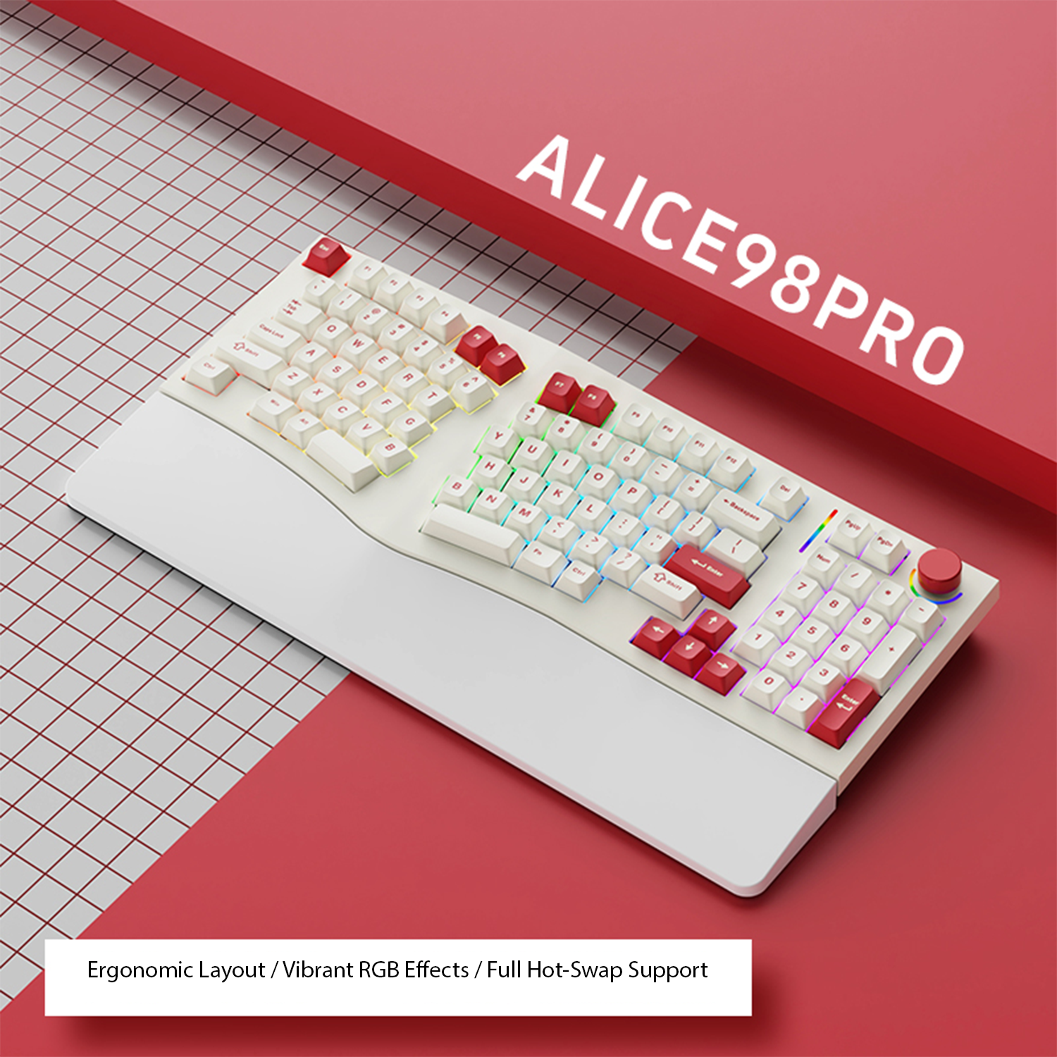 FEKER ALICE98 Pro Ergonomic Mechanical Keyboard