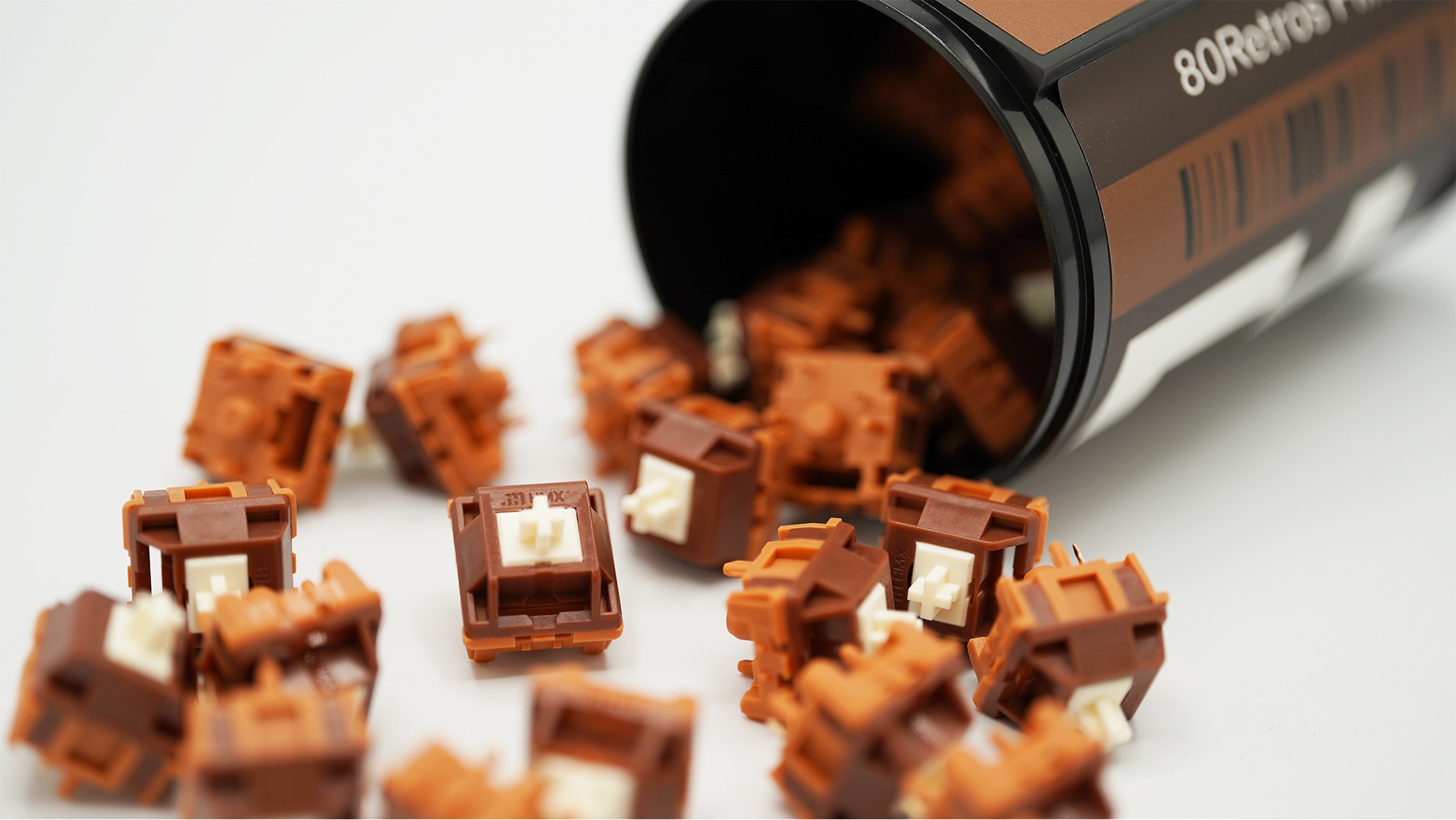 HMX x 80Retro Volume 0-T Silent Tactile Switches