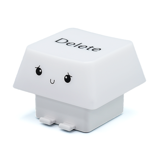 Delete Key Night Light & Phone Holder