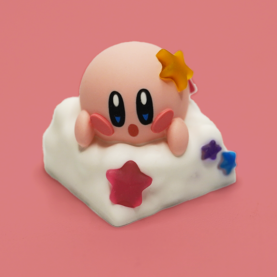 Chiikawa Kirby Cloud Artisan Keycaps
