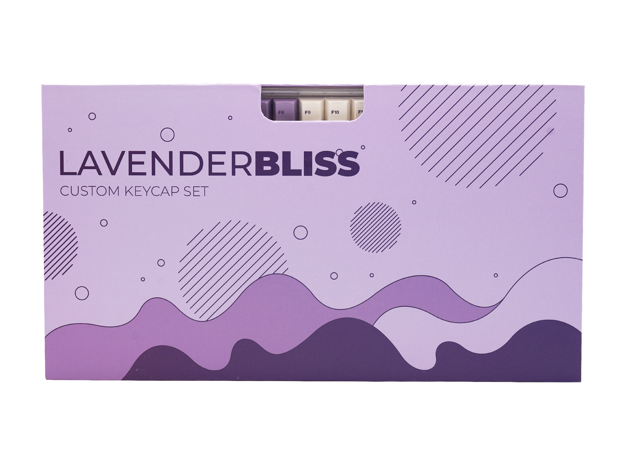 WS Lavender Bliss Keycaps Doubleshot PBT Cherry Profile
