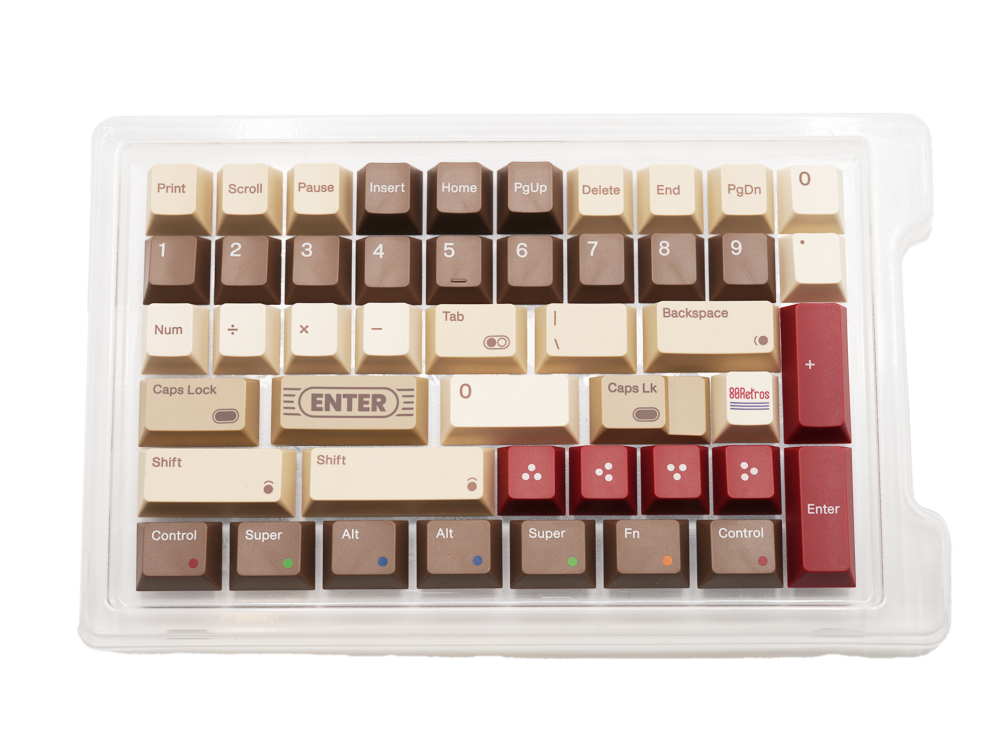 80Retro Tutkeys Gameboy Keycaps – Cherry Profile All in One Set
