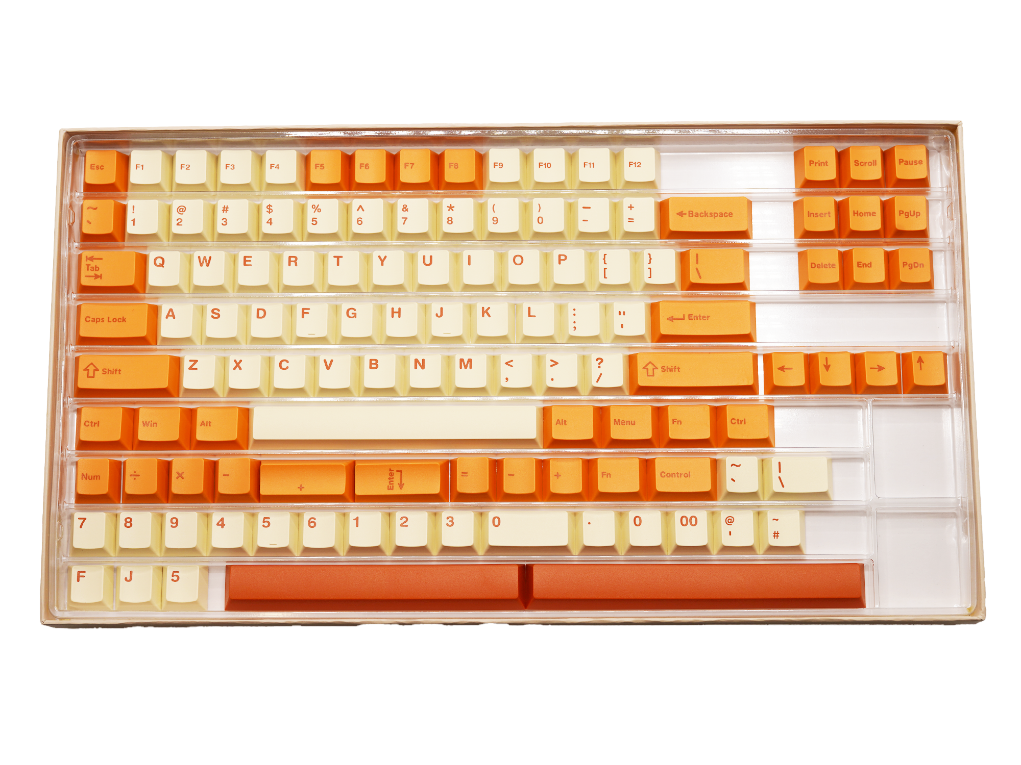 WS Sunset Bliss Keycap Doubleshot PBT Cherry Profile
