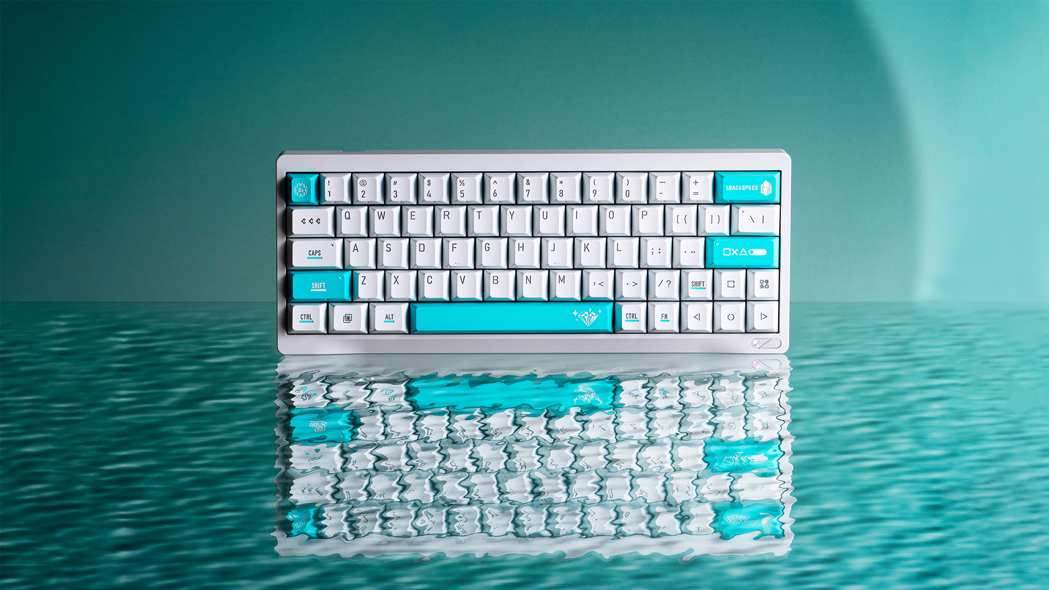 Wuque SF60 Metal Hall Effect Keyboard Kit, Black & White Available
