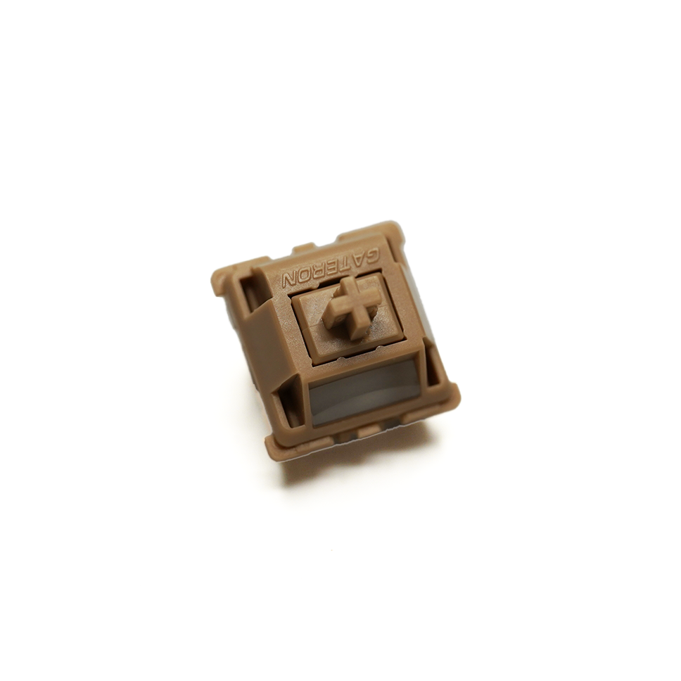 GATERON Full POM Smoothie Chocolate Tactile Switches (10PCS)