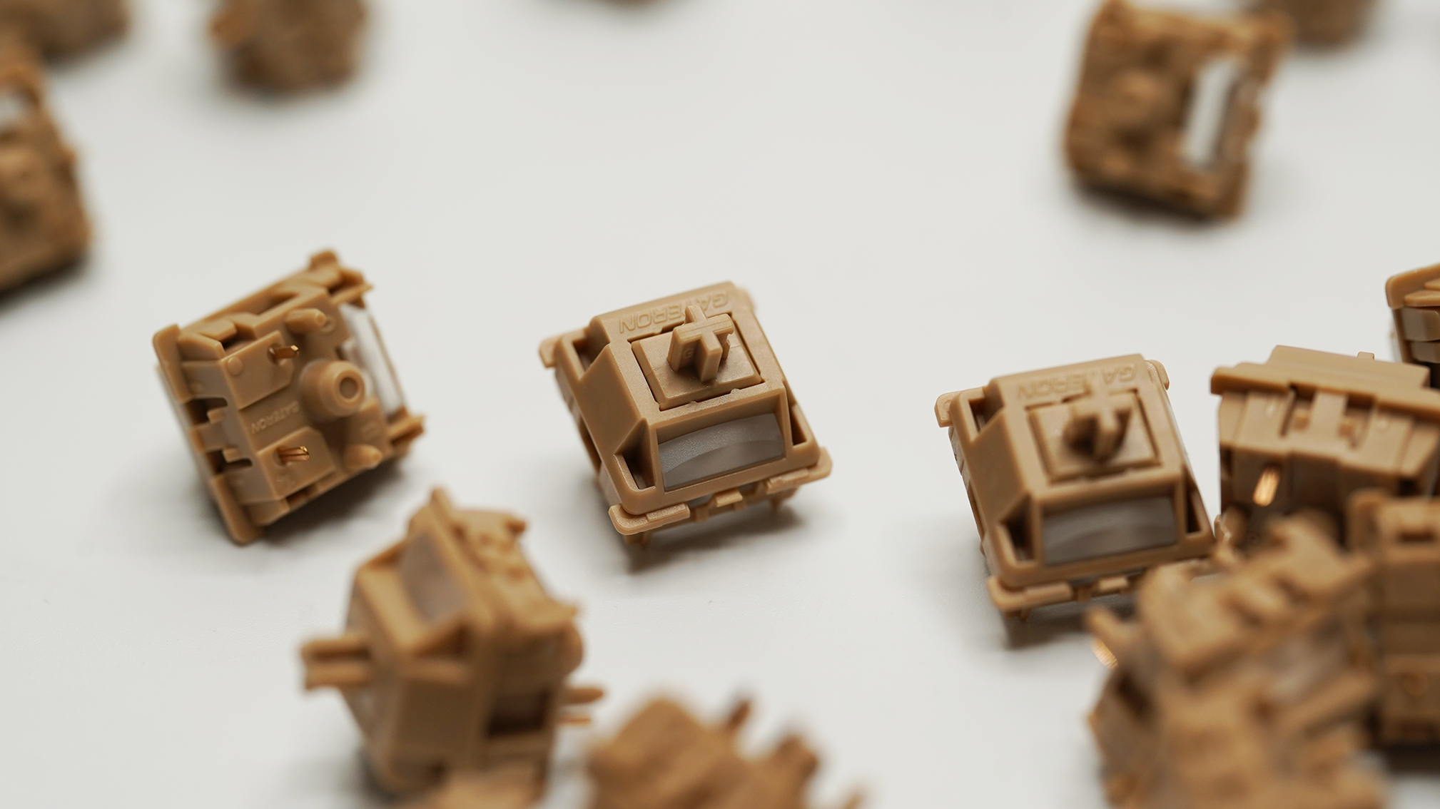 GATERON Full POM Smoothie Chocolate Tactile Switches (10PCS)
