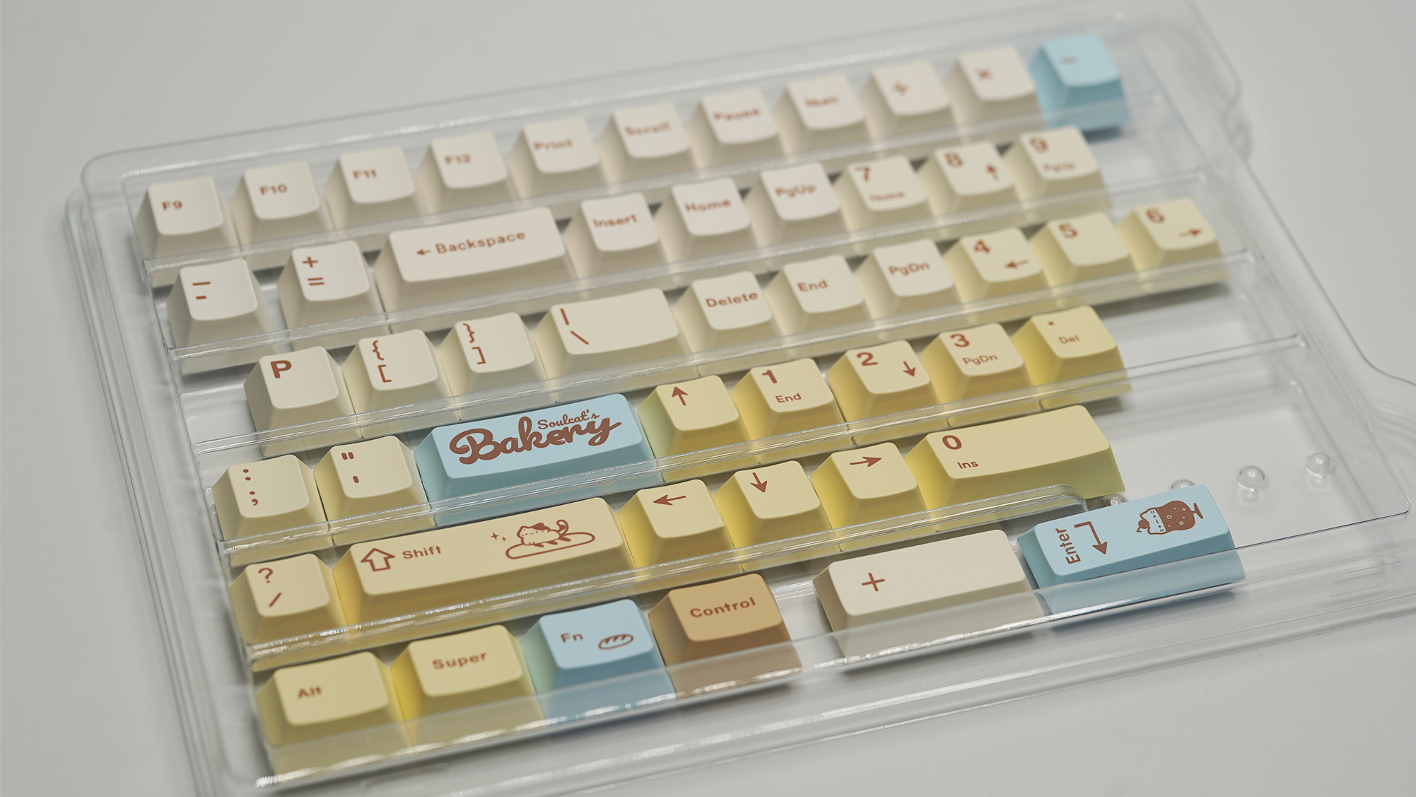 Soulcat Sweet Bakery Keycap - PBT Cherry Profile All in One Set