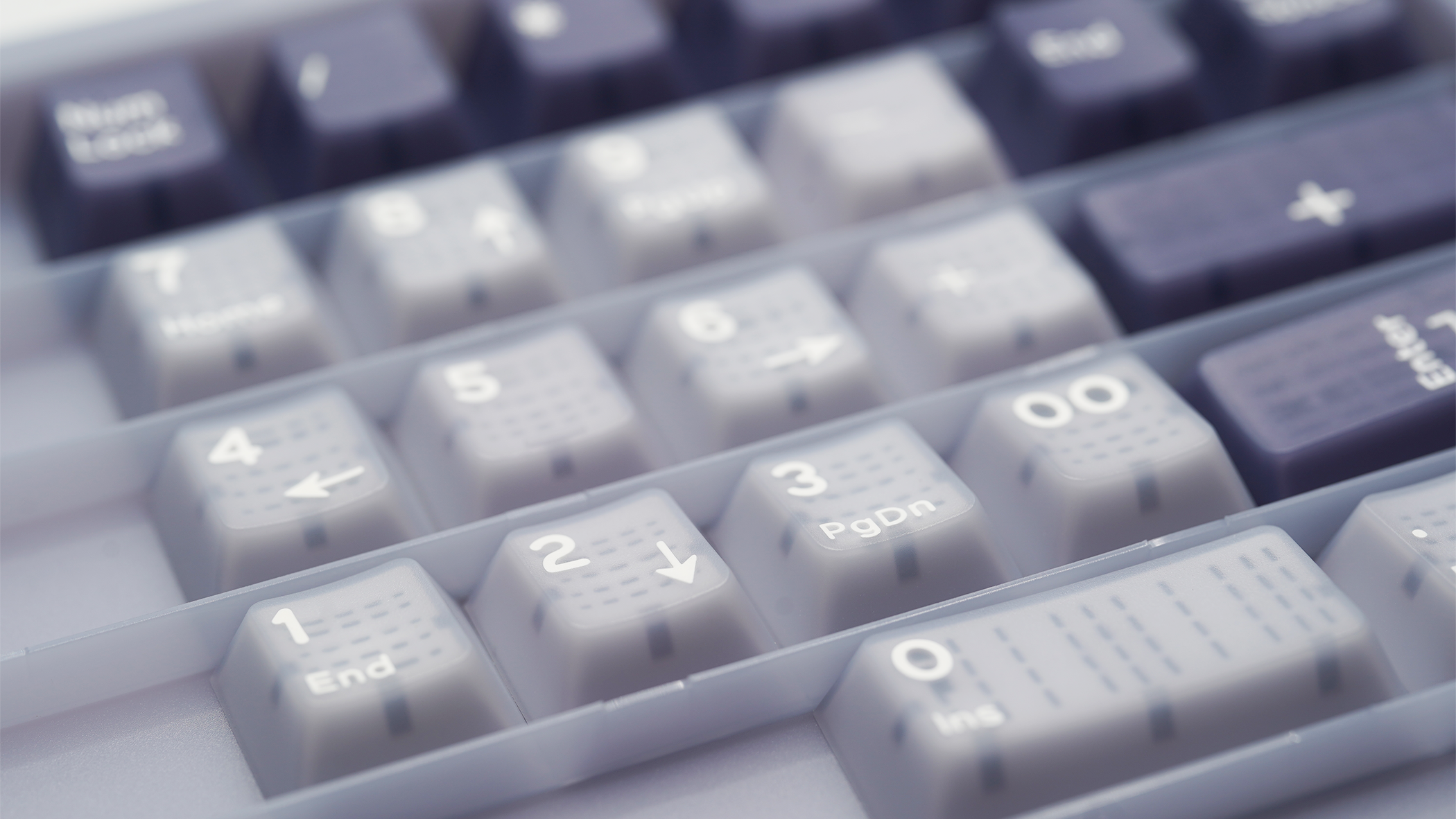 Domikey HUSH Deep Sea Backlit Translucent Keycaps