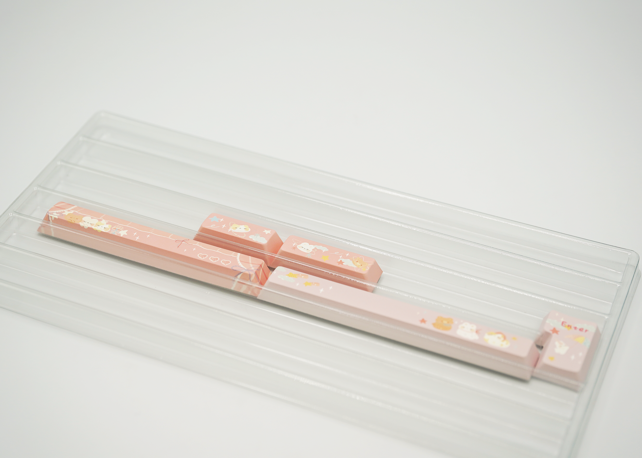 Soulcat Dream Pink Keycap - PBT Cherry Profile All in One Set