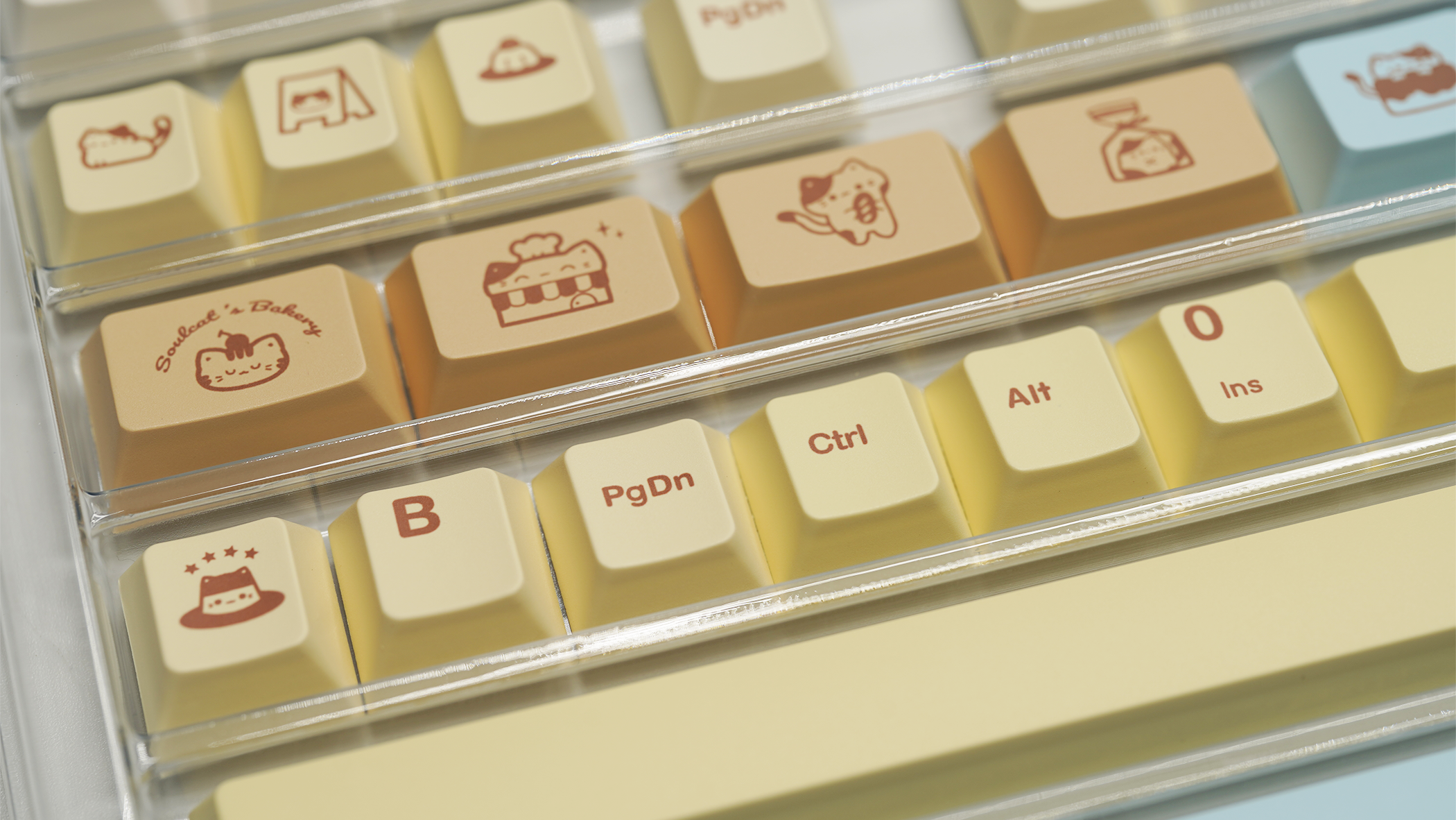Soulcat Sweet Bakery Keycap - PBT Cherry Profile All in One Set