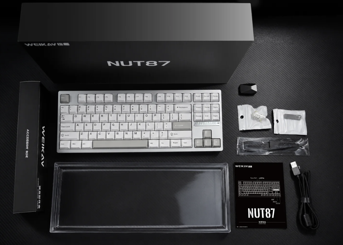 Weikav NUT87-80% TKL Mechanical Keyboard