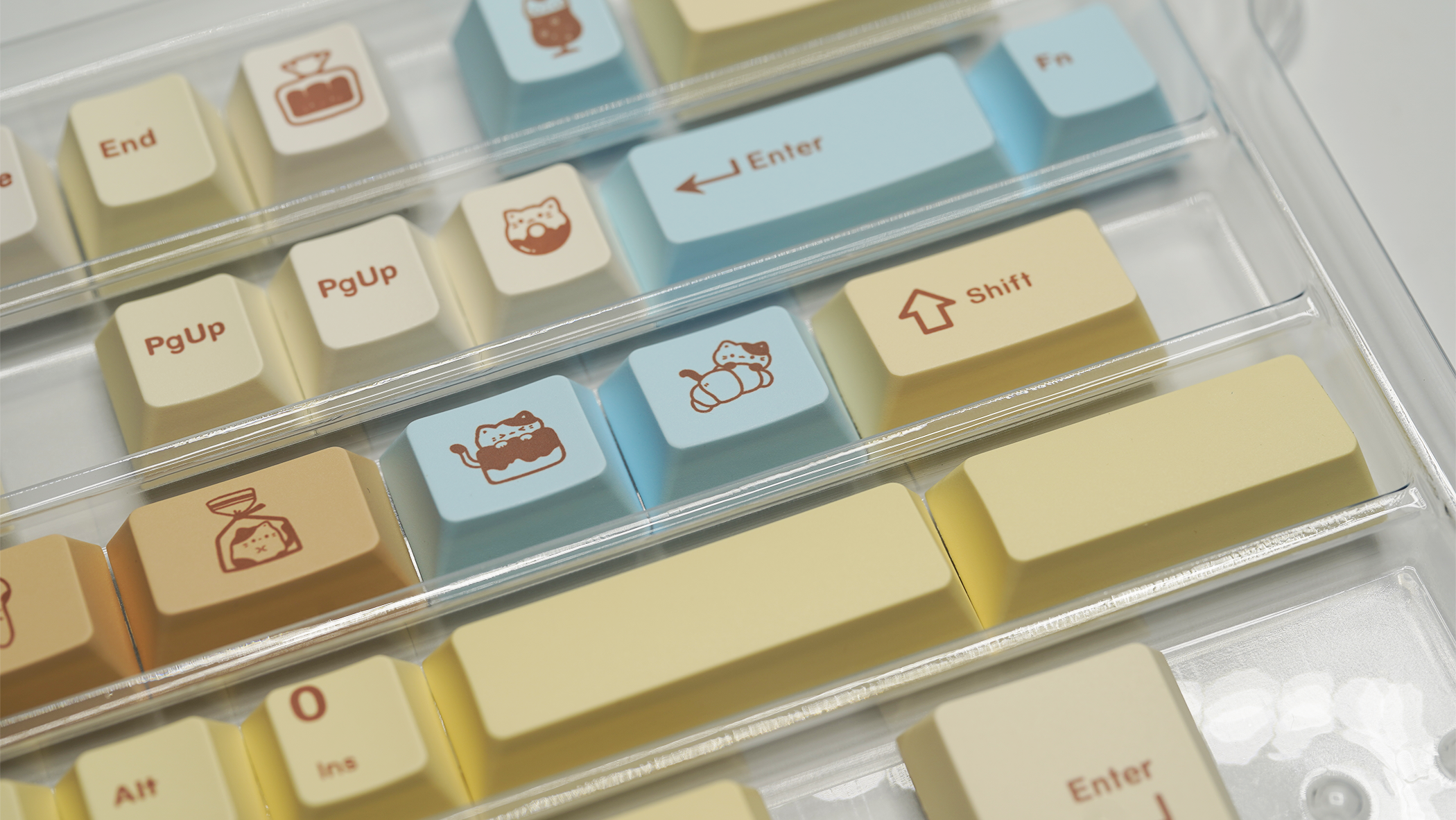 Soulcat Sweet Bakery Keycap - PBT Cherry Profile All in One Set