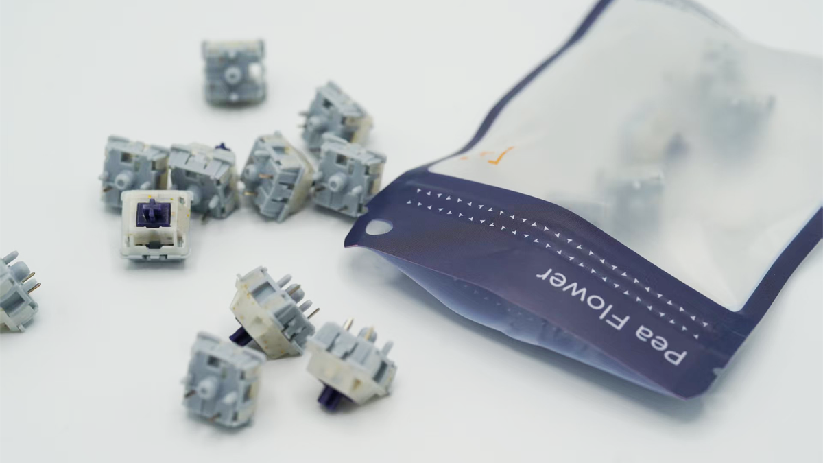 Invokeys Pea Flower Clicky Switches (10PCS)