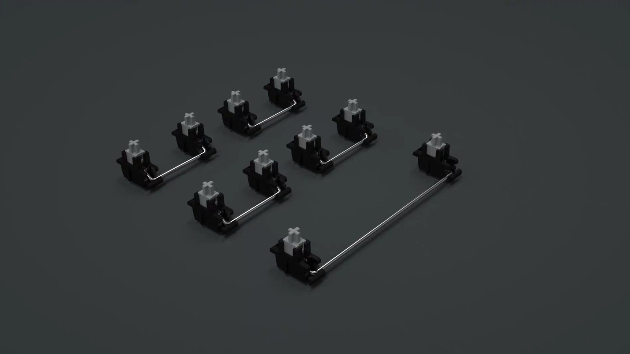 Gateron Plate Mounted V2 Stabilizer Set