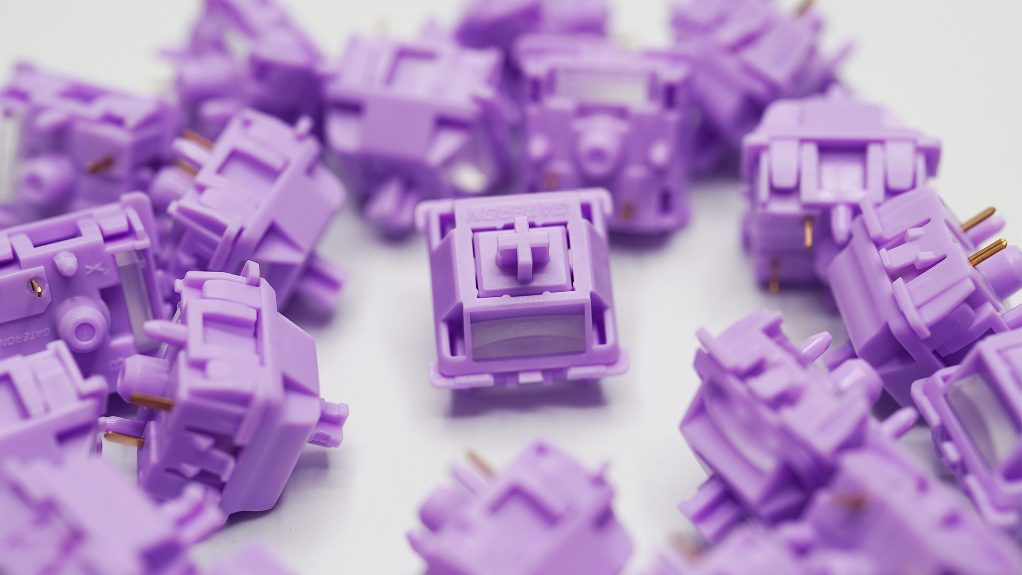 Gateron Full POM Smoothie Grape Silent Tactile Switches (10PCS)