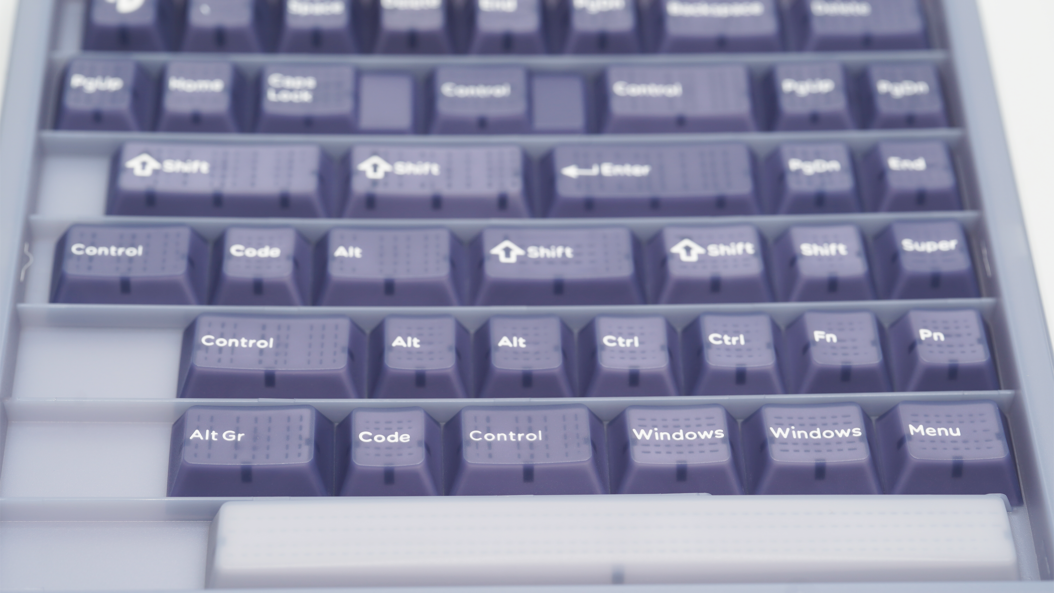 Domikey HUSH Deep Sea Backlit Translucent Keycaps